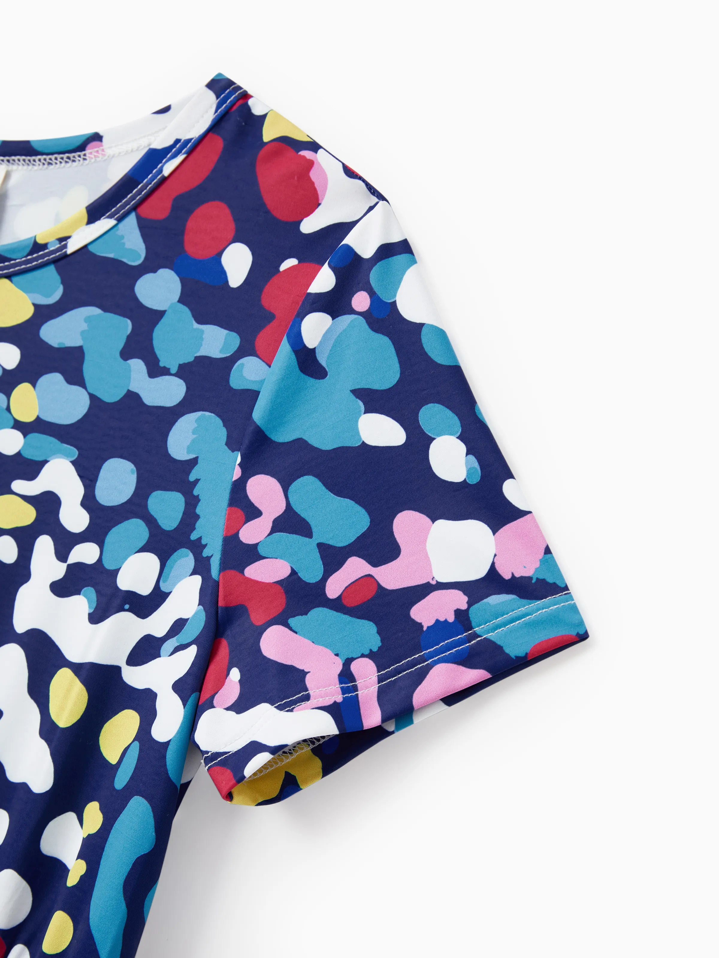 2-Pack Toddler/Kid Girl Printed & Solid Causal Dress Pink - Image 10