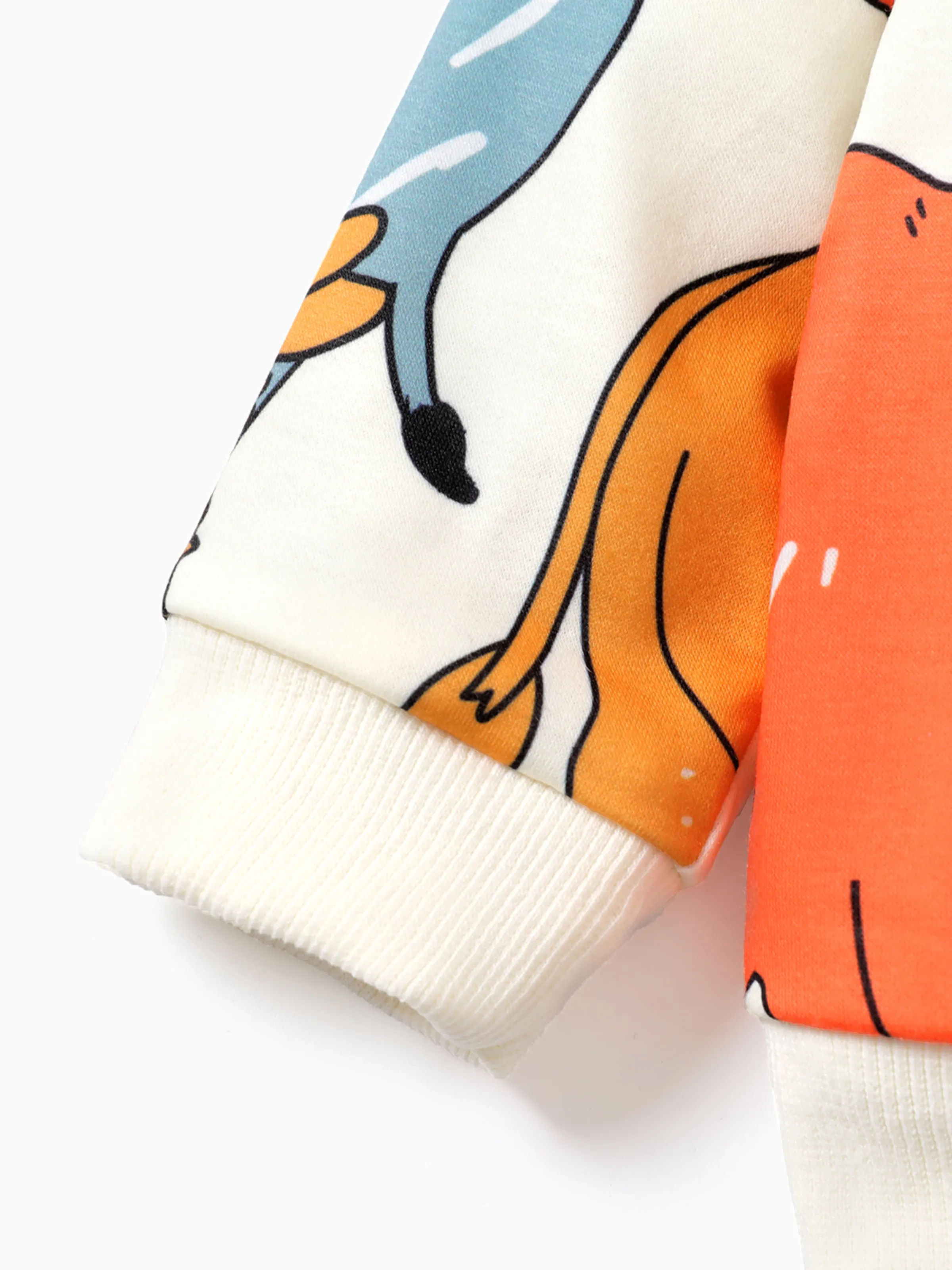 2pcs Baby Boy Animal-patterned Childlike Style Set Colorful - Image 4