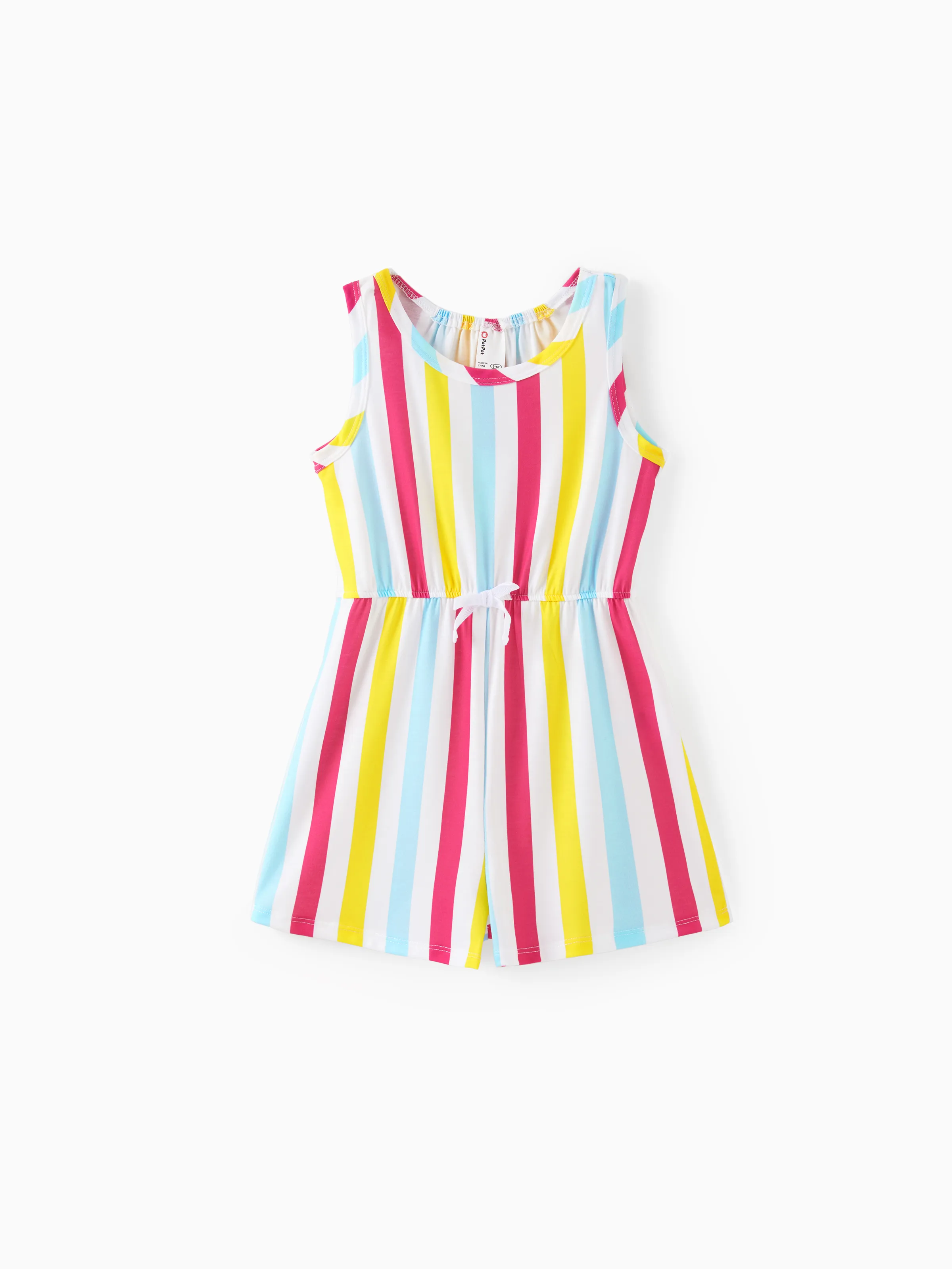 3-Pack Kid Girl Childlike Sleeveless Jumpsuits Multi-color - Image 11