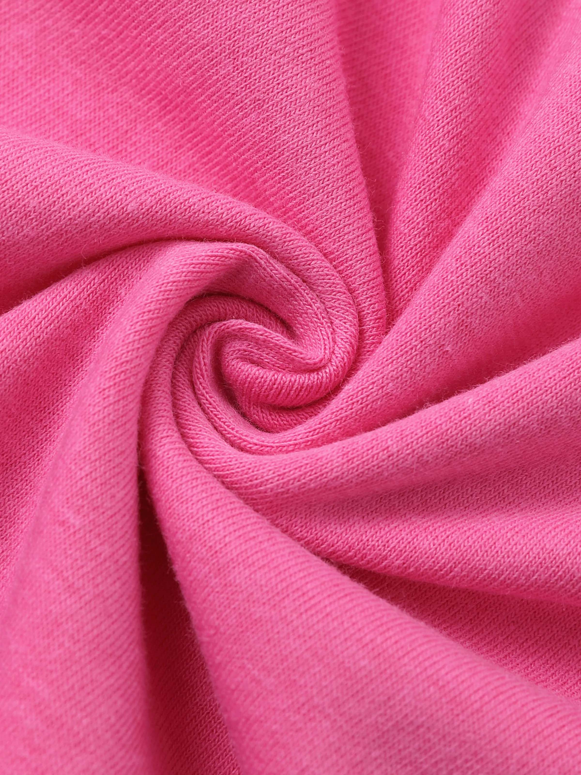 3-Pack Toddler/Kid Girl Childlike Flutter-sleeve Dresses Hot Pink - Image 9