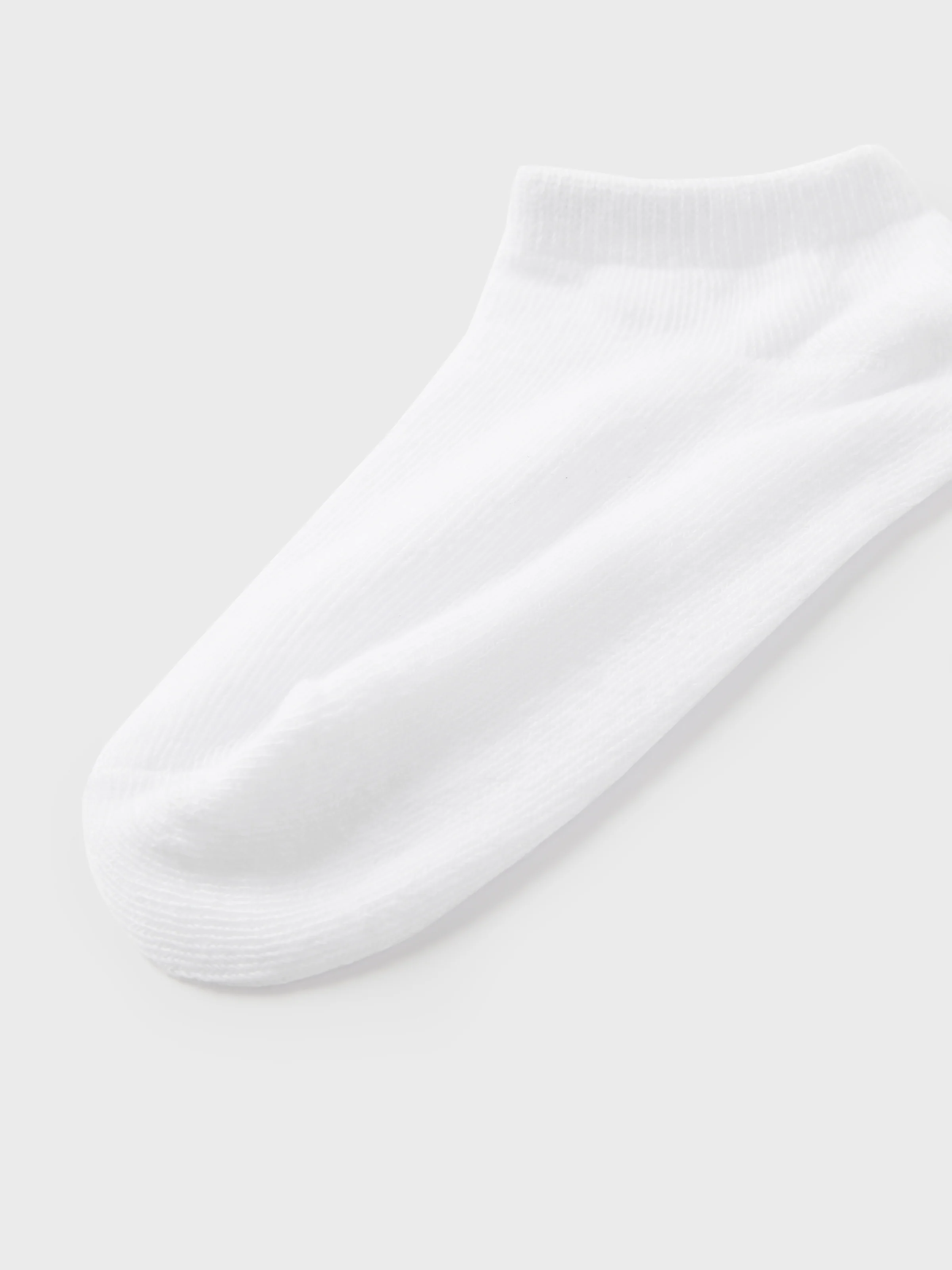 5-pairs Baby / Toddler / Kid Solid Socks White - Image 5