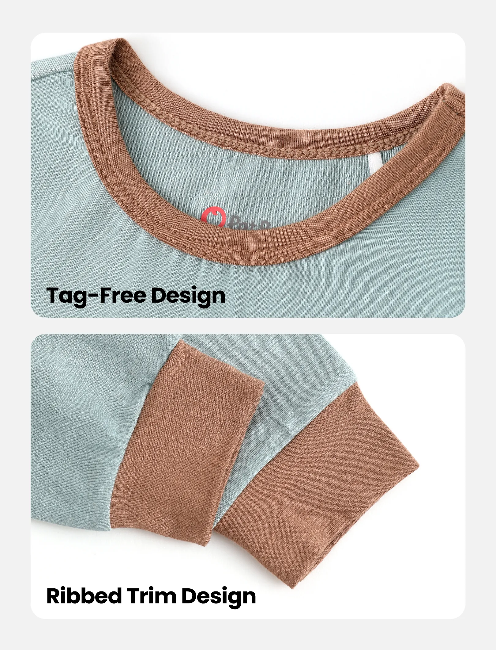 Baby 2-piece Tencel Modal Pajamas Set for Girls / Boys ( Snug-Fitting ) Green - Image 7