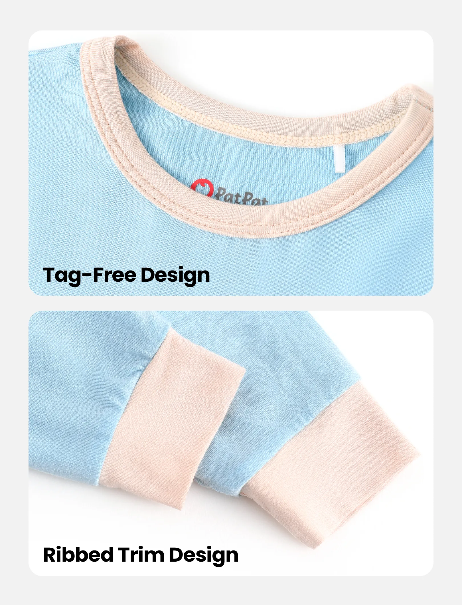 Baby 2-piece Tencel Modal Pajamas Set for Girls / Boys ( Snug-Fitting ) Light Green - Image 7