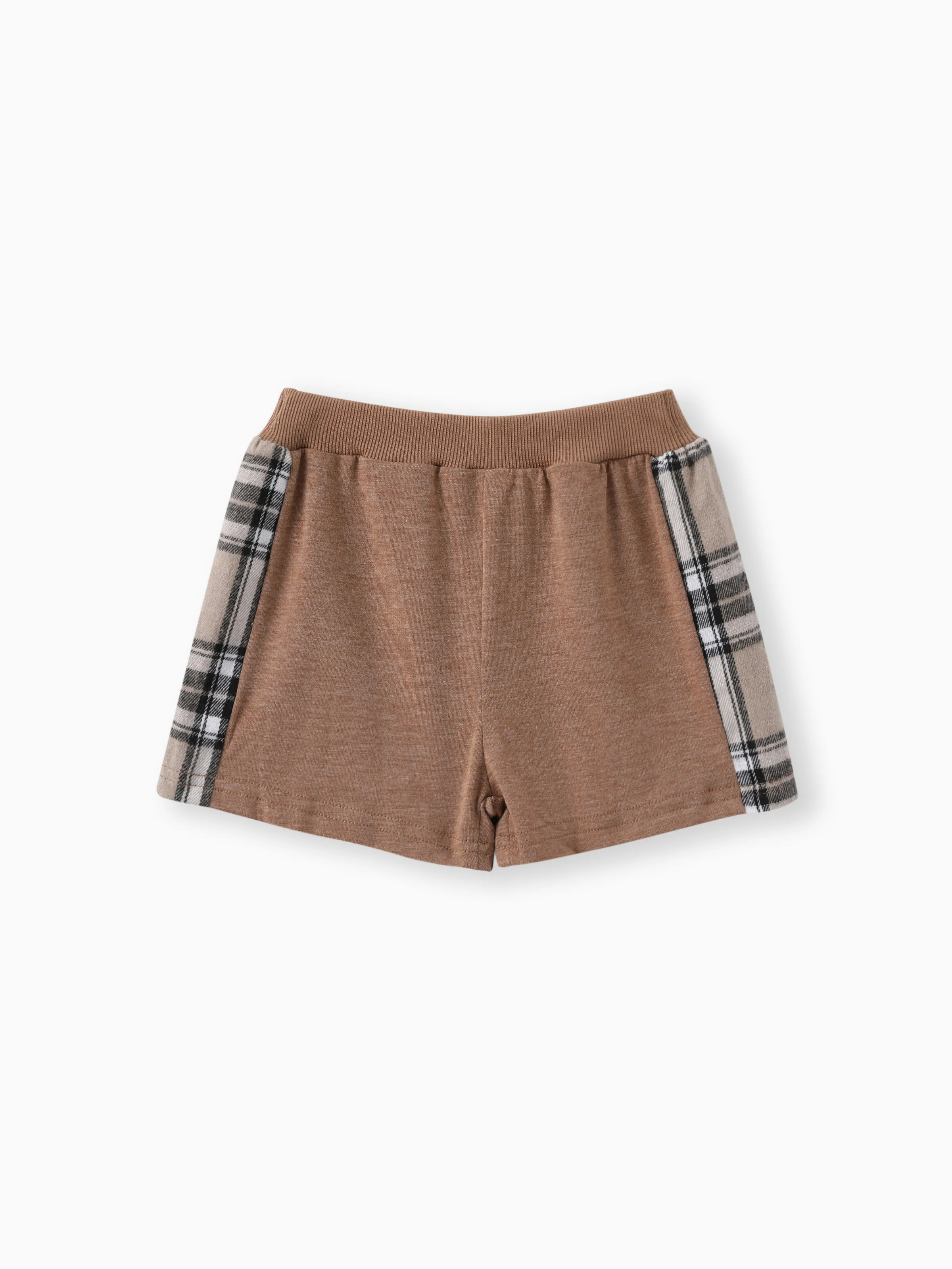Baby Boy 2pcs Bear Style Short-sleeve Tee & Shorts Set Brown - Image 6
