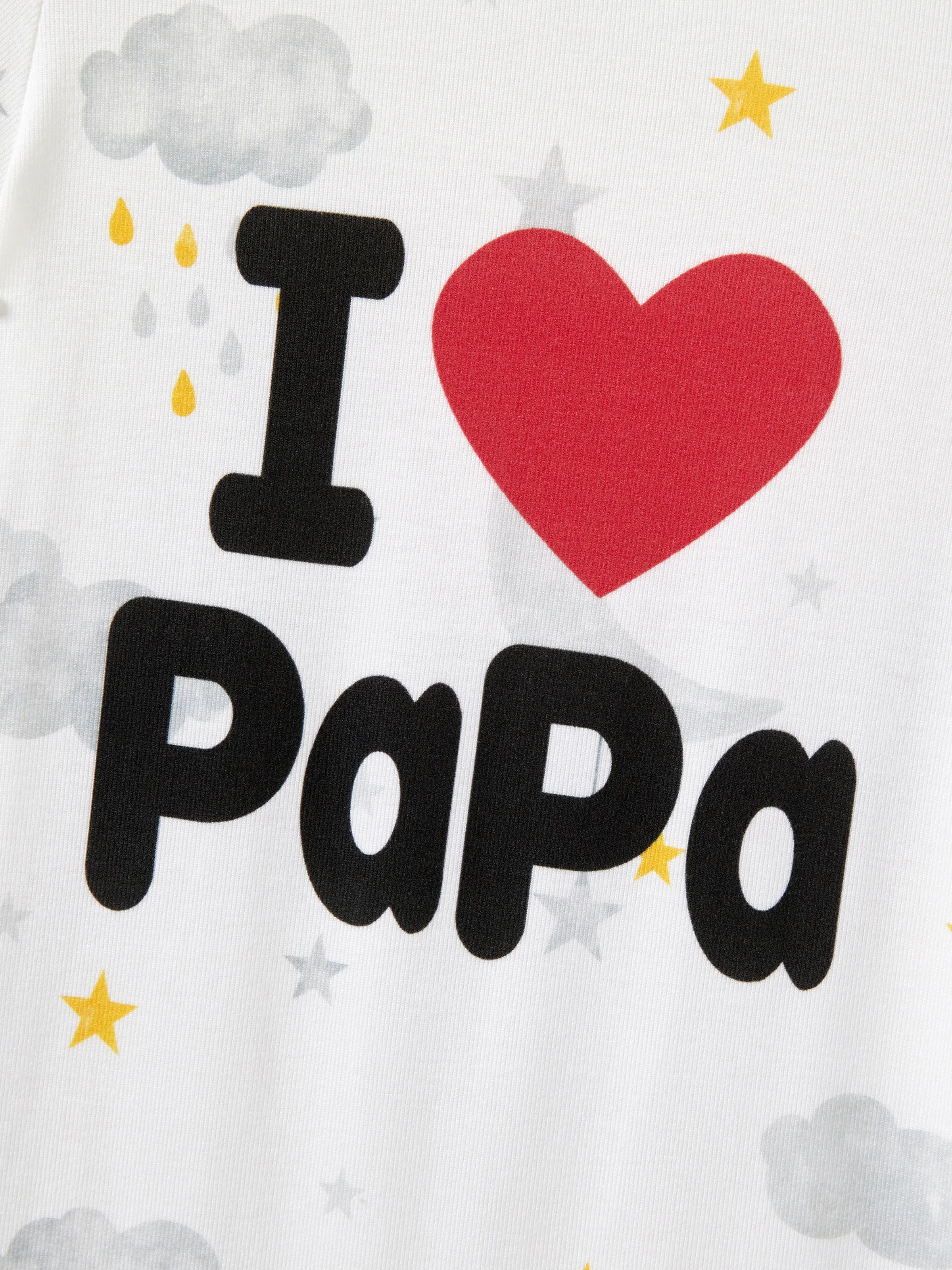 Baby Boy/Girl Childlike Letter Print Romper Grey - Image 4