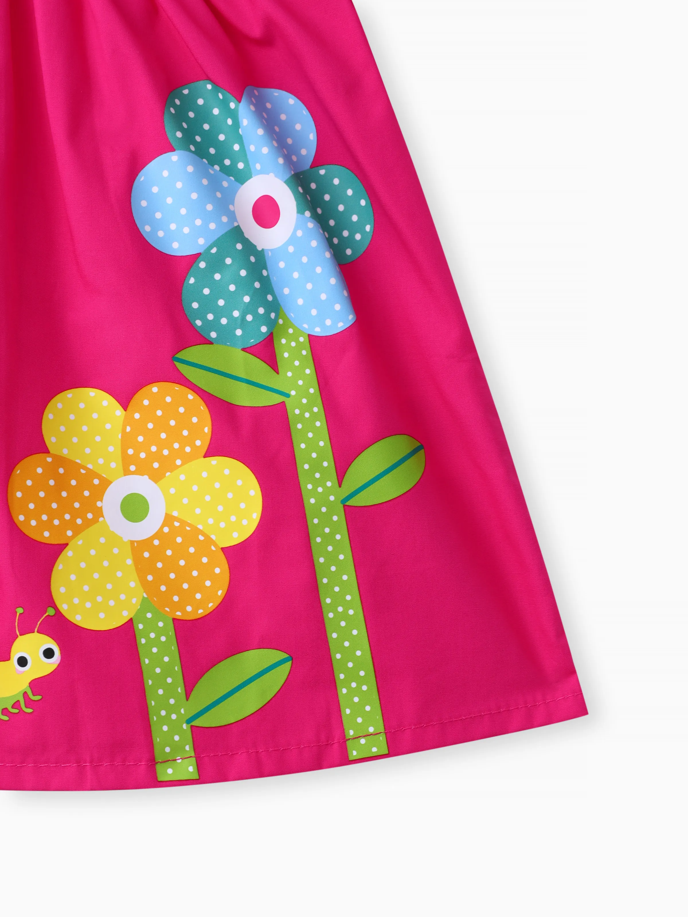 Baby Girl 2pcs Sweet Big Flower Pattern Square Neckline Top and Shorts Set Roseo - Image 7