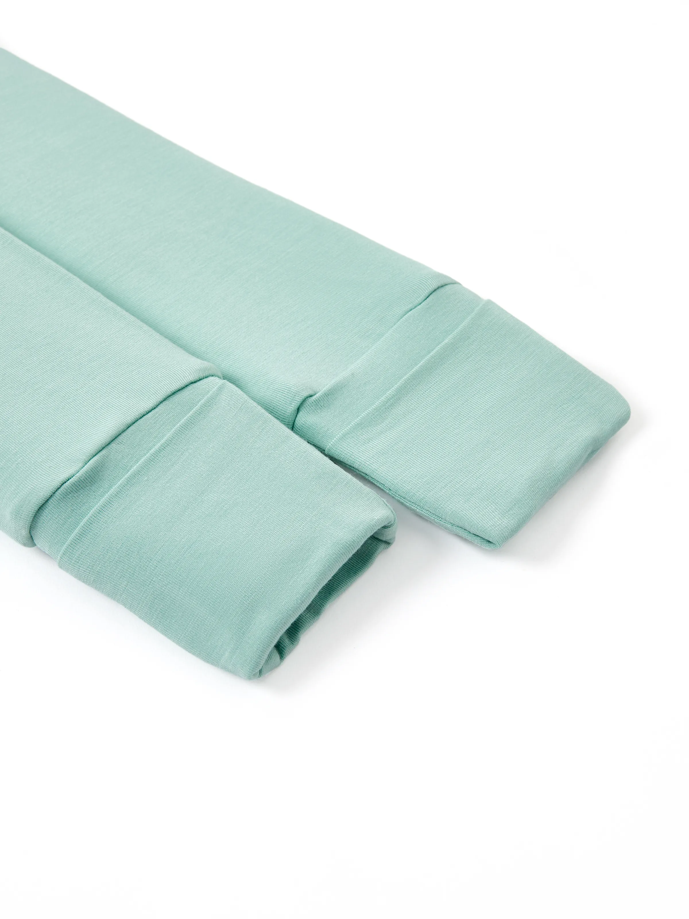 Baby / Girl Bamboo Sleeping Bag Infant Gown with Headband Light Green - Image 5