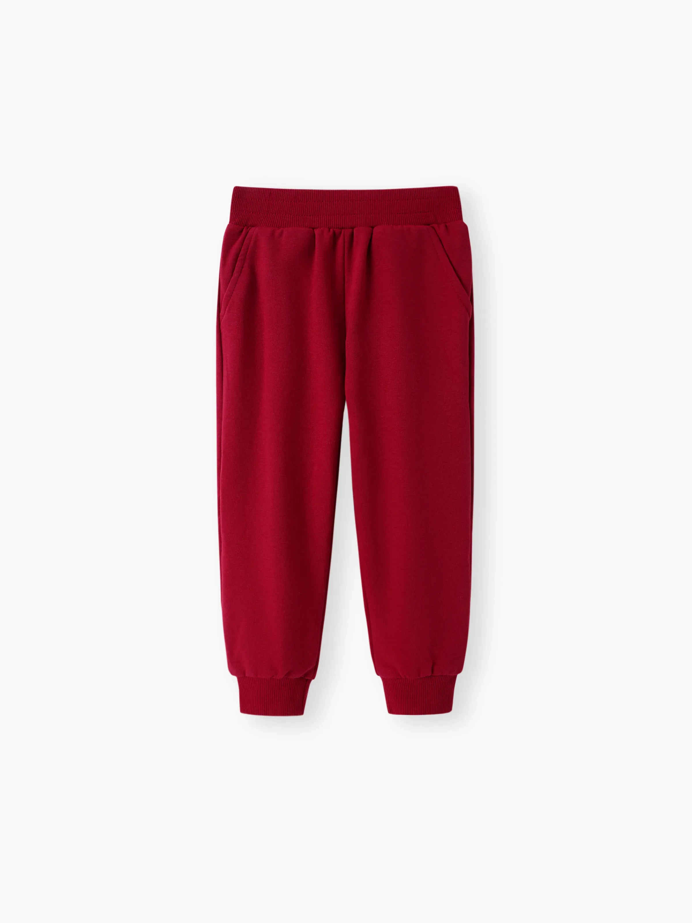 Baby / Toddler Solid Pocket Casual Pants Red - Image 3