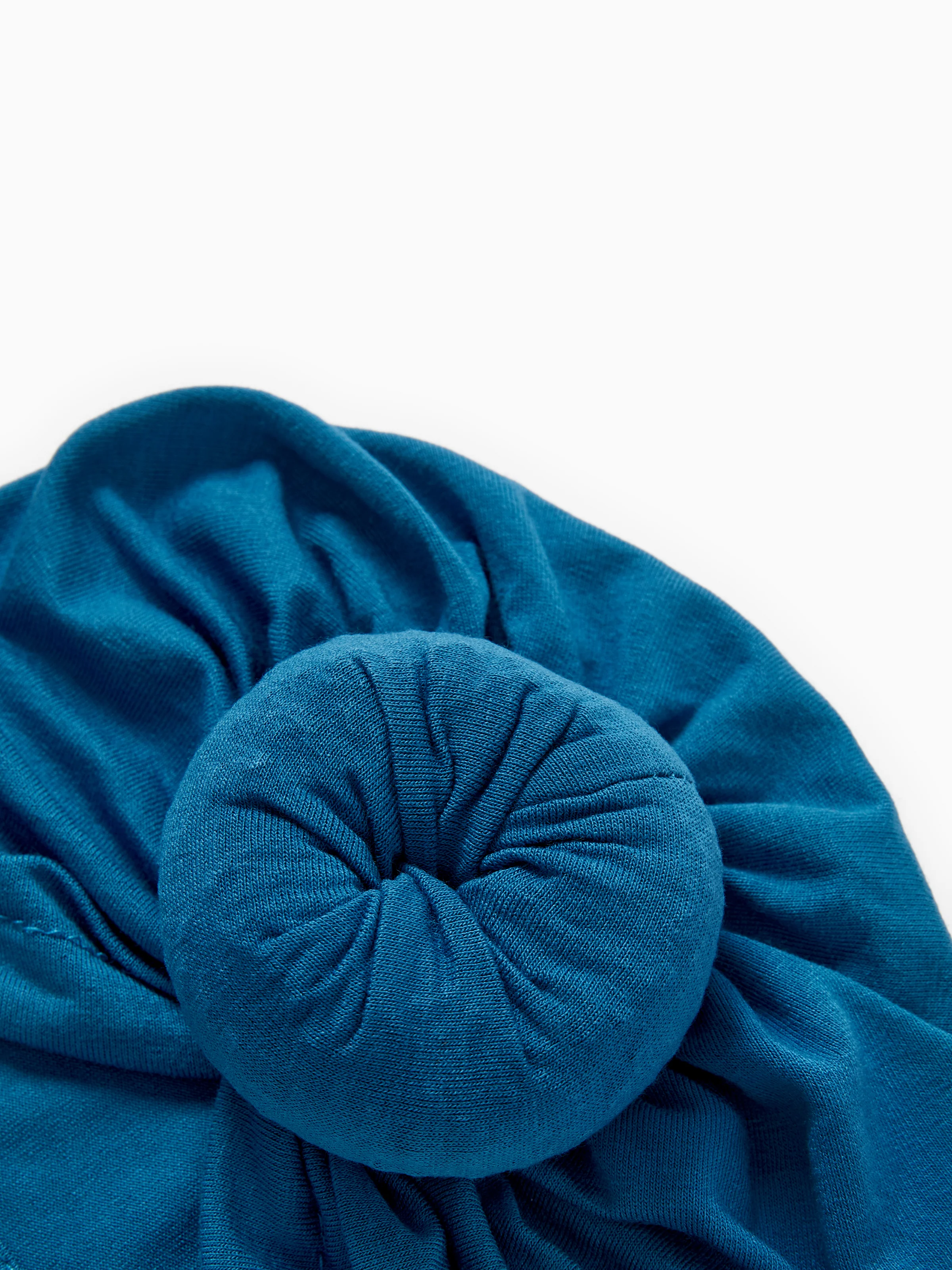 Baby / Toddler Sweet Solid Knot Newborn Hat Blue - Image 3