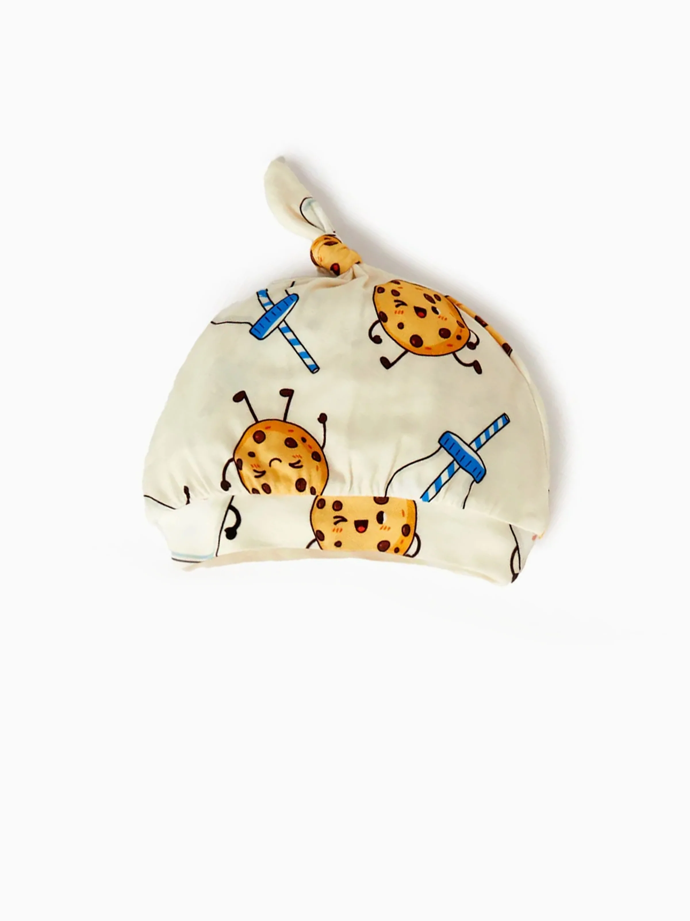 Bamboo Baby Boy/Girl Animal Printed 2-Way Zip Onesies Anti Slip Long-sleeve Footie with Hairband Blue - Image 5