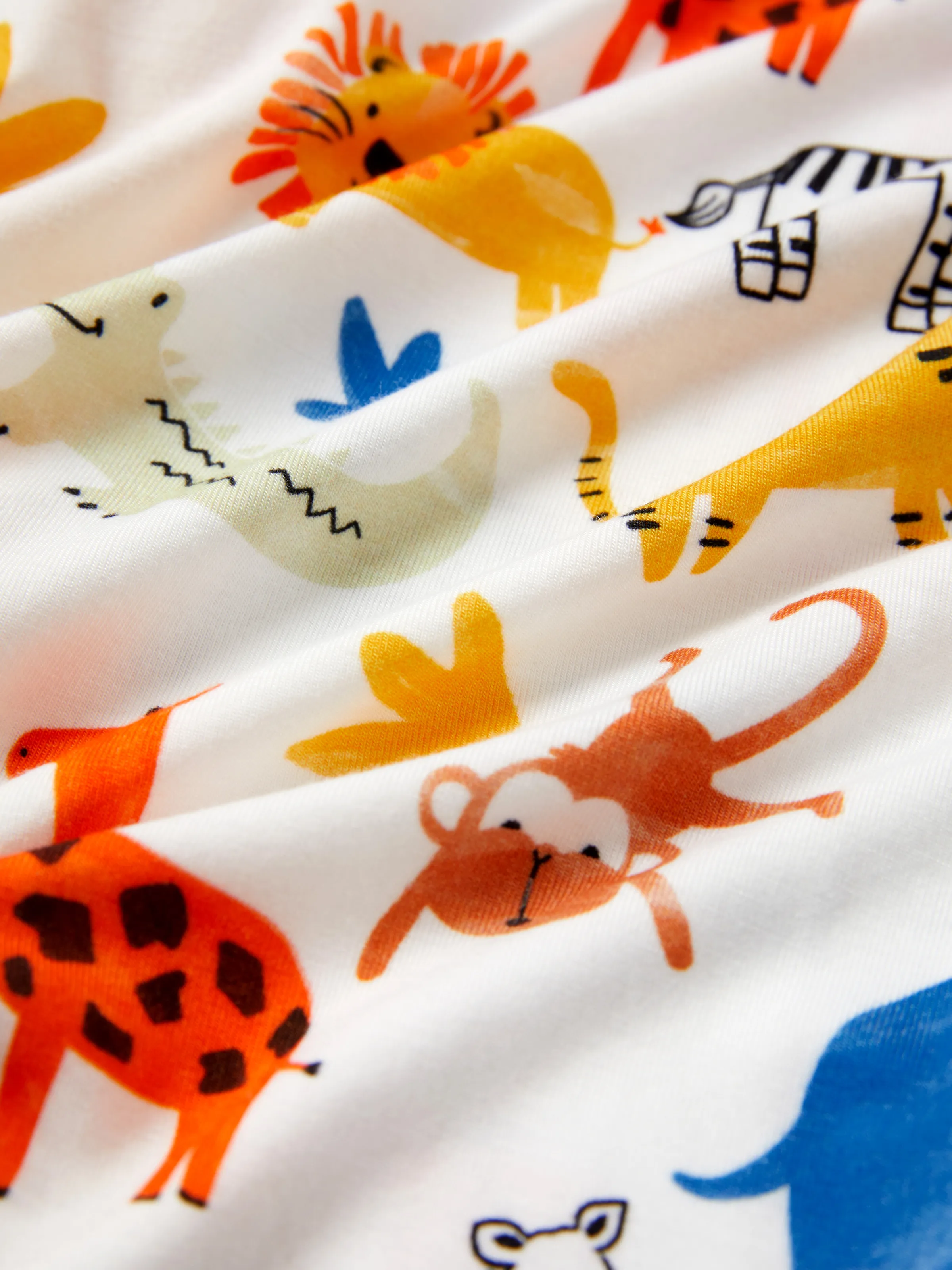 Bamboo Baby Boy/Girl Cartoon Printed 2-Way Zip Onesies Anti Slip Long-sleeve Footie Yellow - Image 13