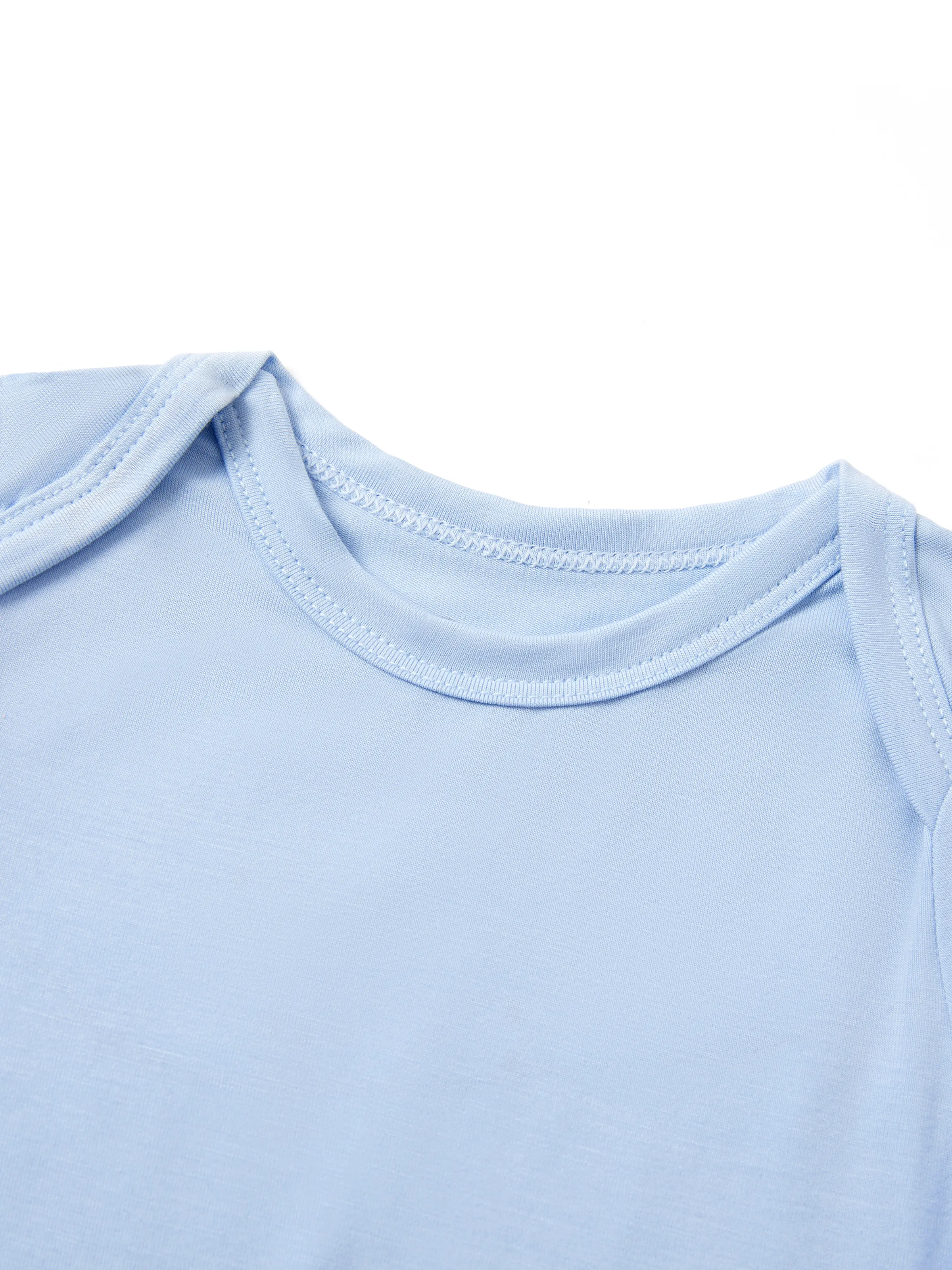 Bamboo Baby Boy/Girl Casual Romper Blue - Image 3