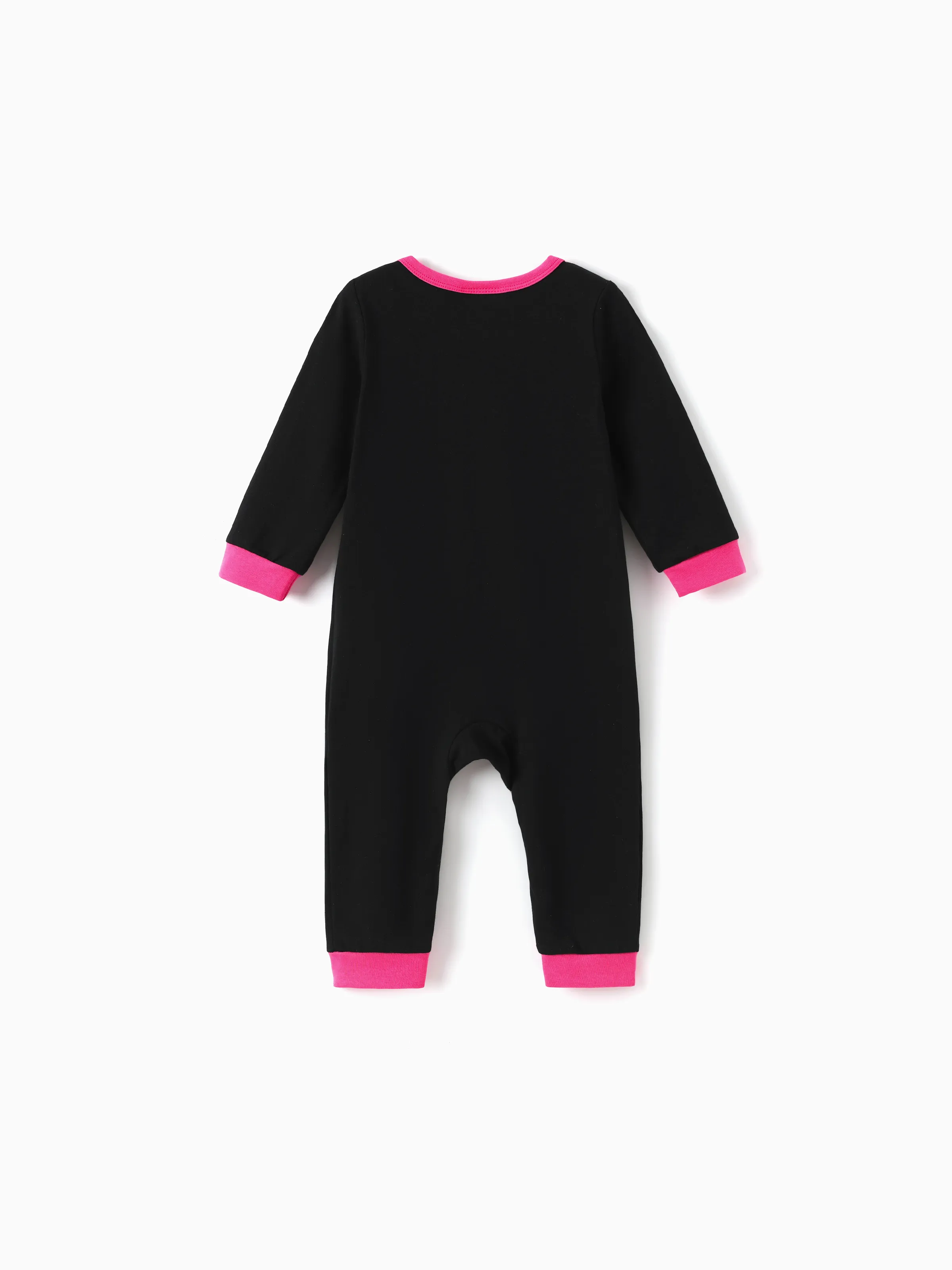 Barbie Baby Girl 2-Pack Childlike Cotton Jumpsuits Hot Pink - Image 4