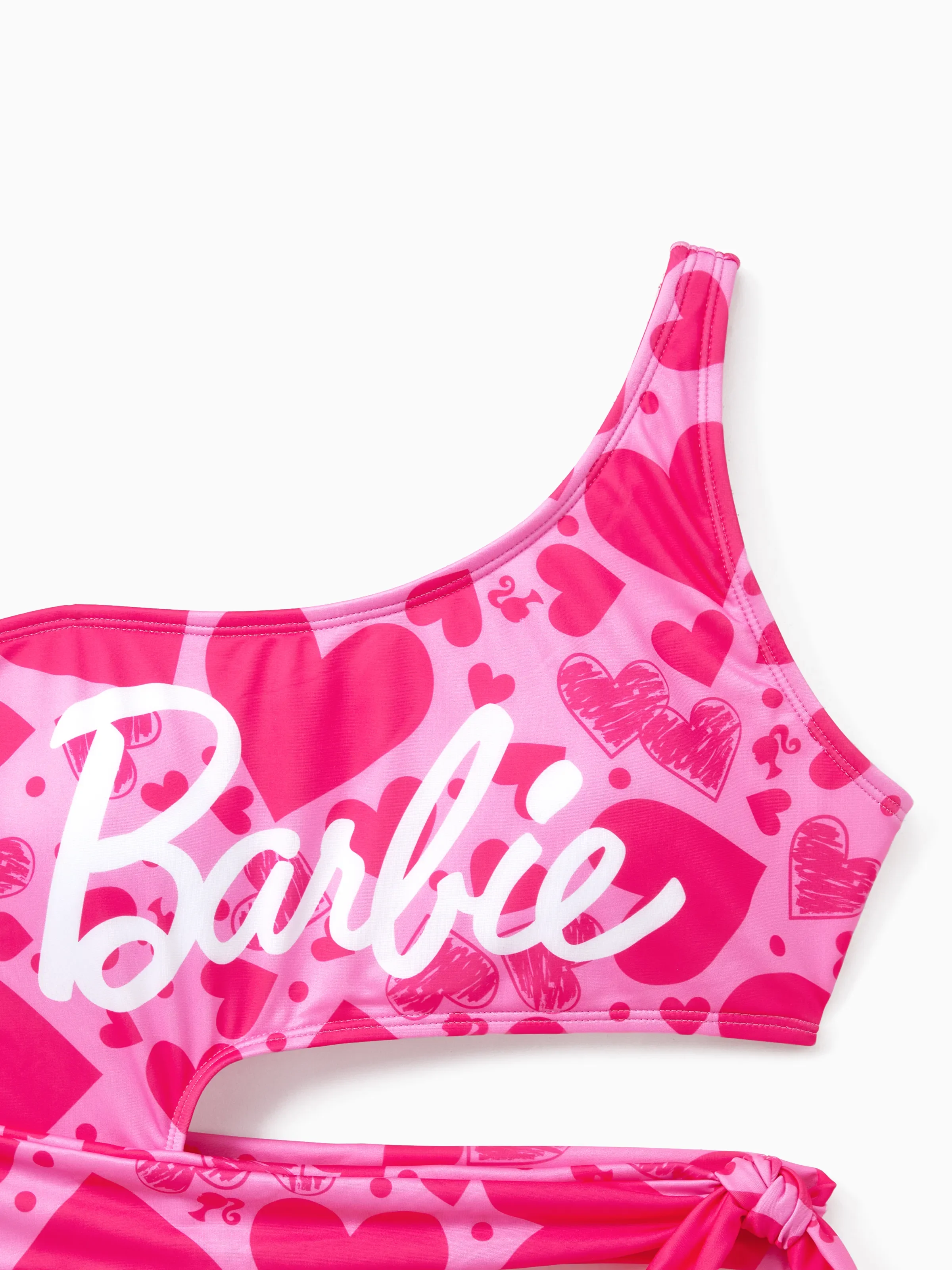 Barbie Mommy & Me Girls Heart-shaped Swimwear Roseo - Image 5