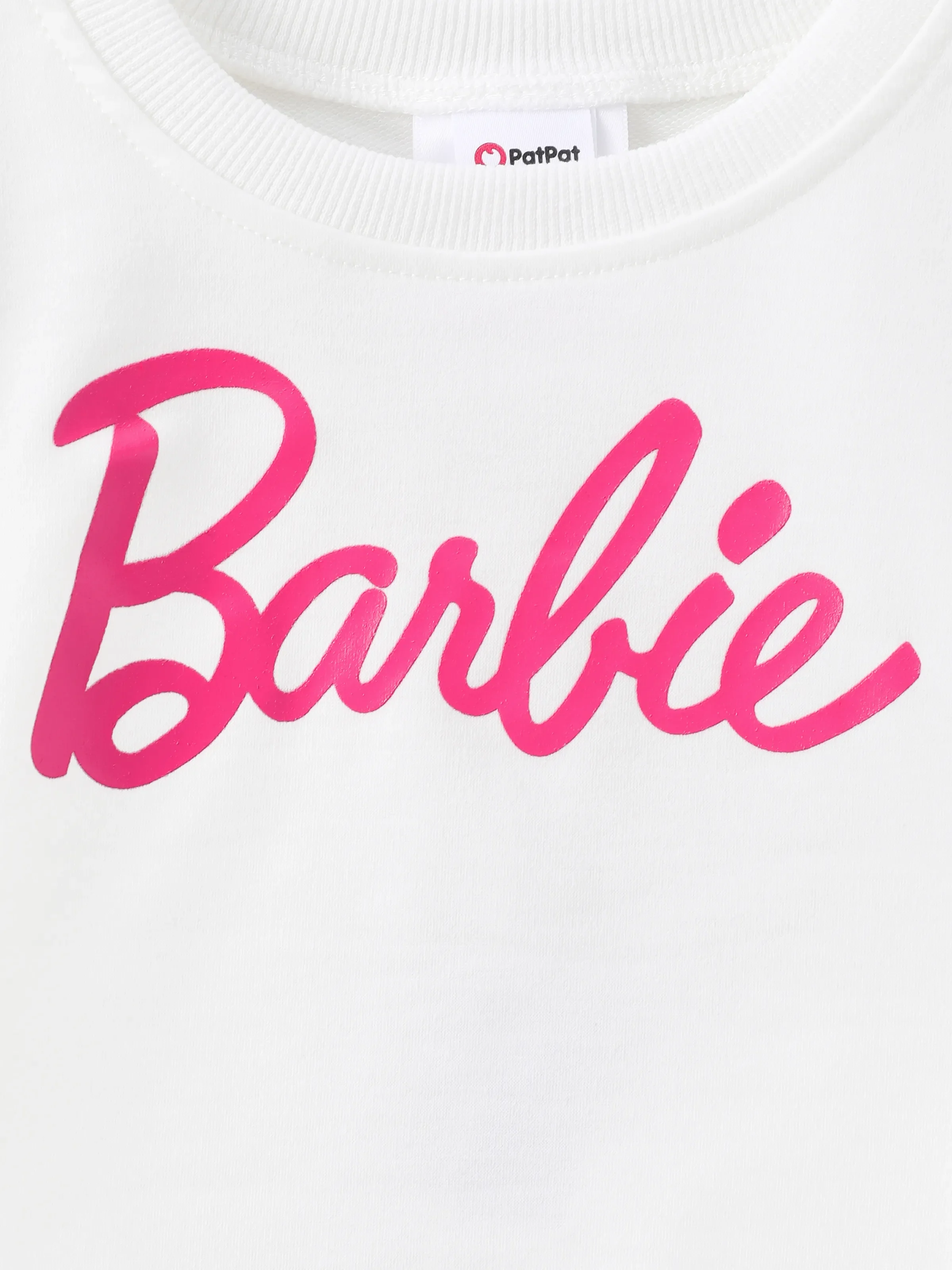 Barbie Toddler Girl 1pc Long-sleeve T-shirt or Tulle Skirt Set White - Image 2