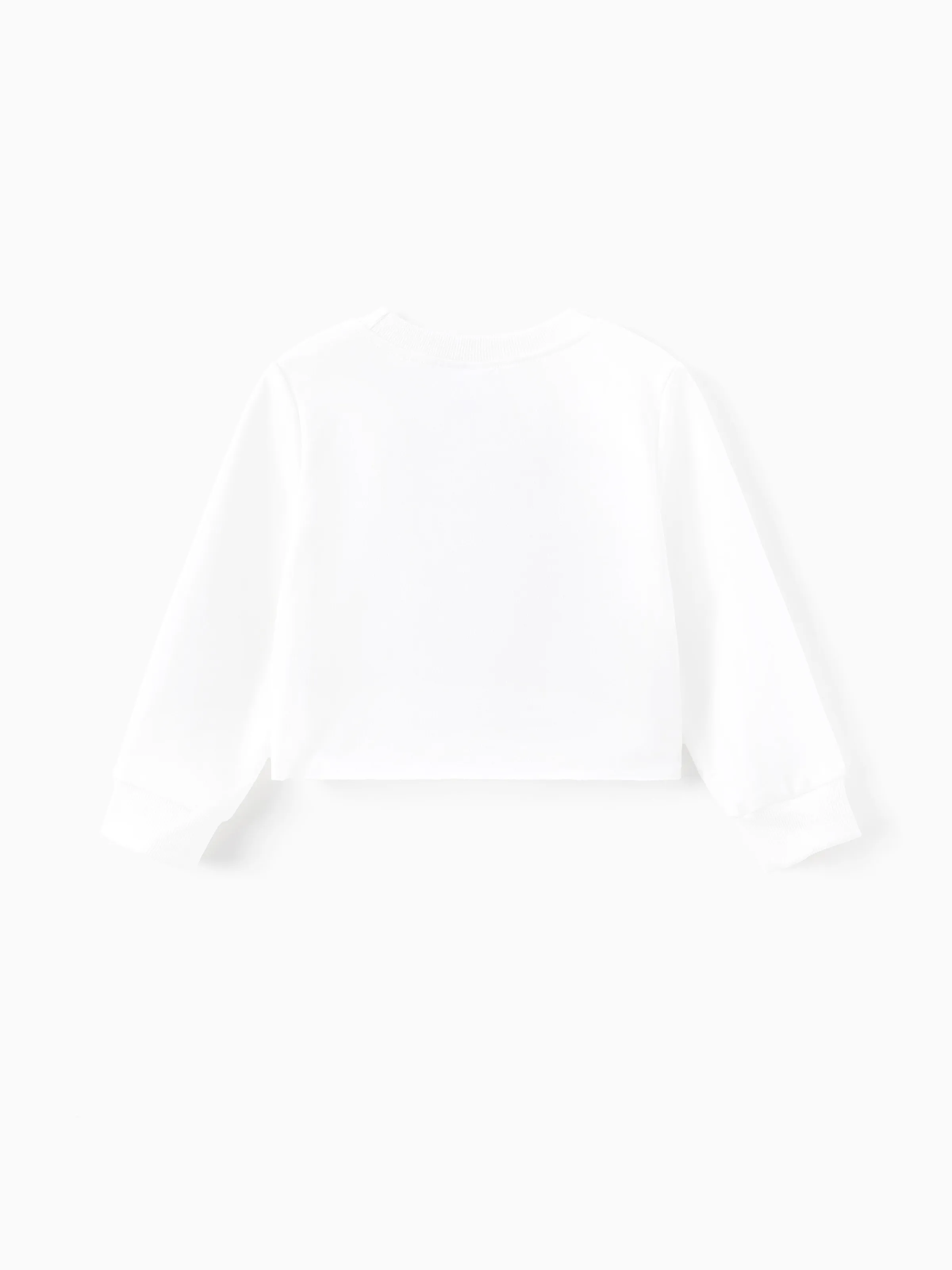 Barbie Toddler Girl 1pc Long-sleeve T-shirt or Tulle Skirt Set White - Image 3