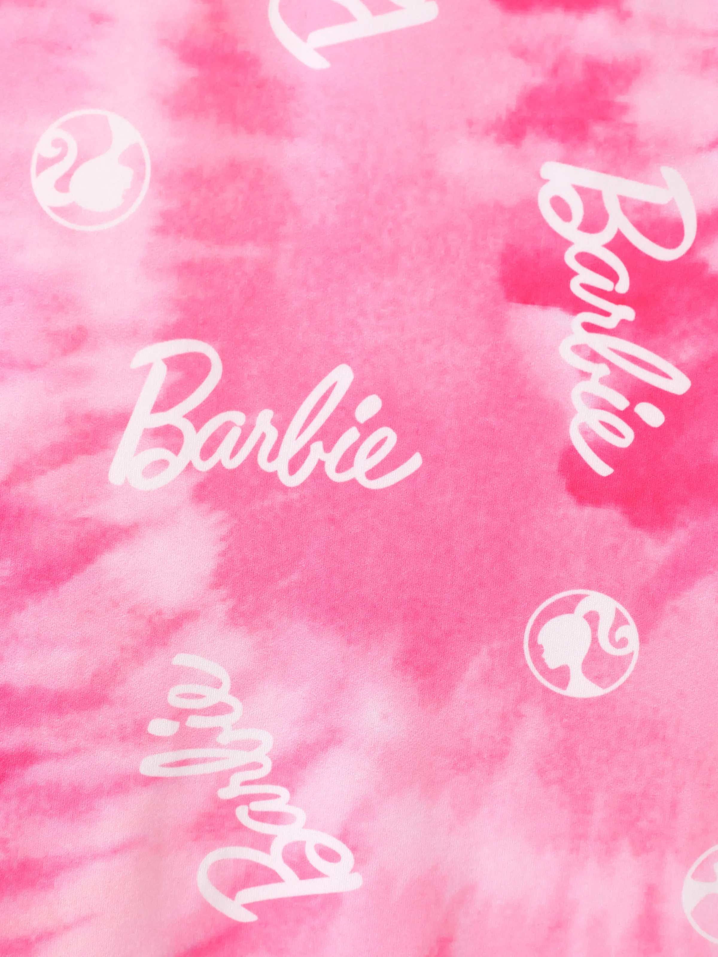 Barbie Toddler/Kid Girl 1pc Bowknot Tie-dyed Cami Dress Pink - Image 2