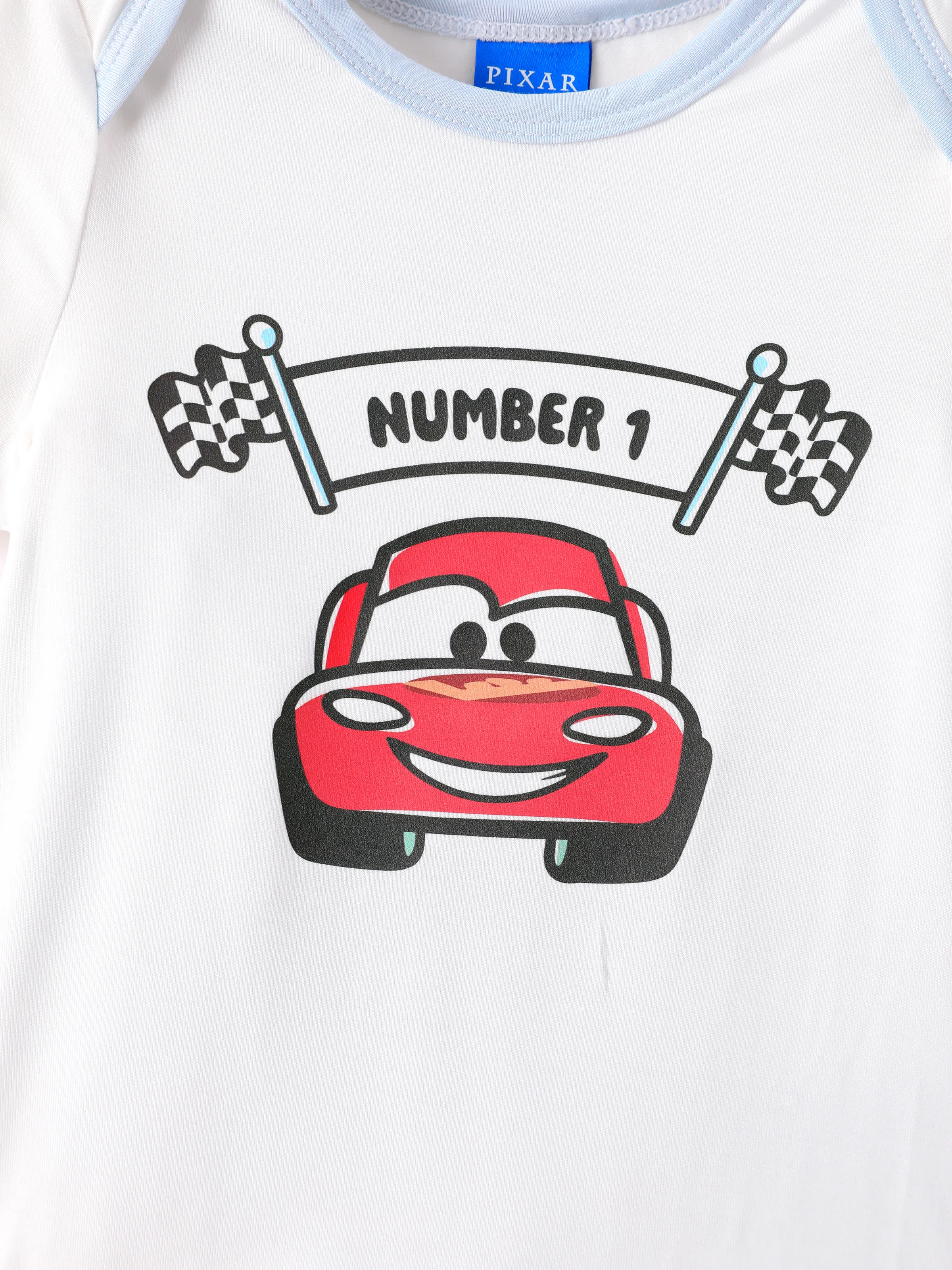 Cars Bamboo Baby Boy 3-Pack Lightning McQueen Printed Bodysuit  Multi-color - Image 5