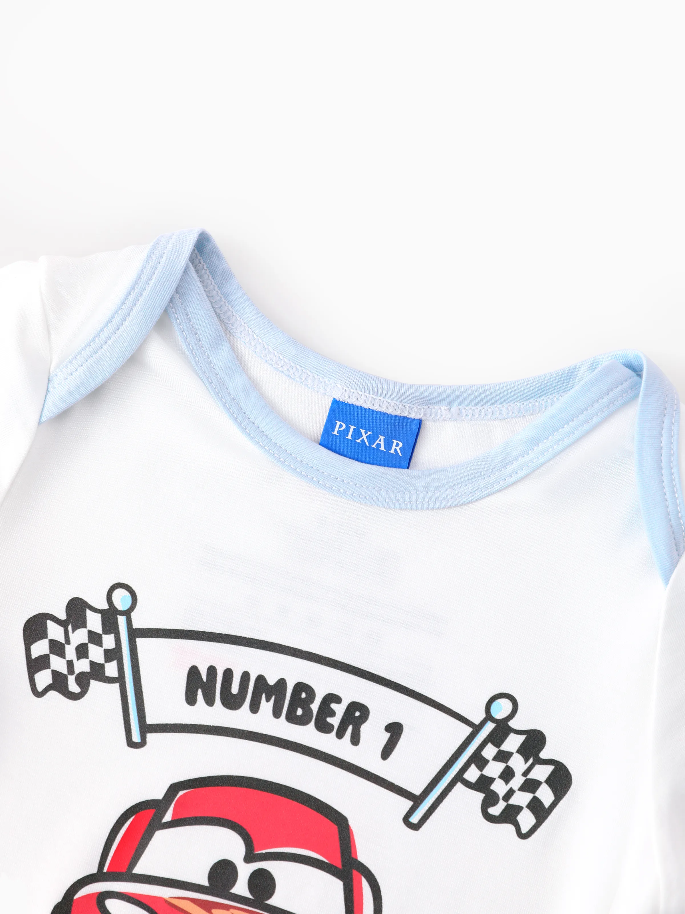 Cars Bamboo Baby Boy 3-Pack Lightning McQueen Printed Bodysuit  Multi-color - Image 6
