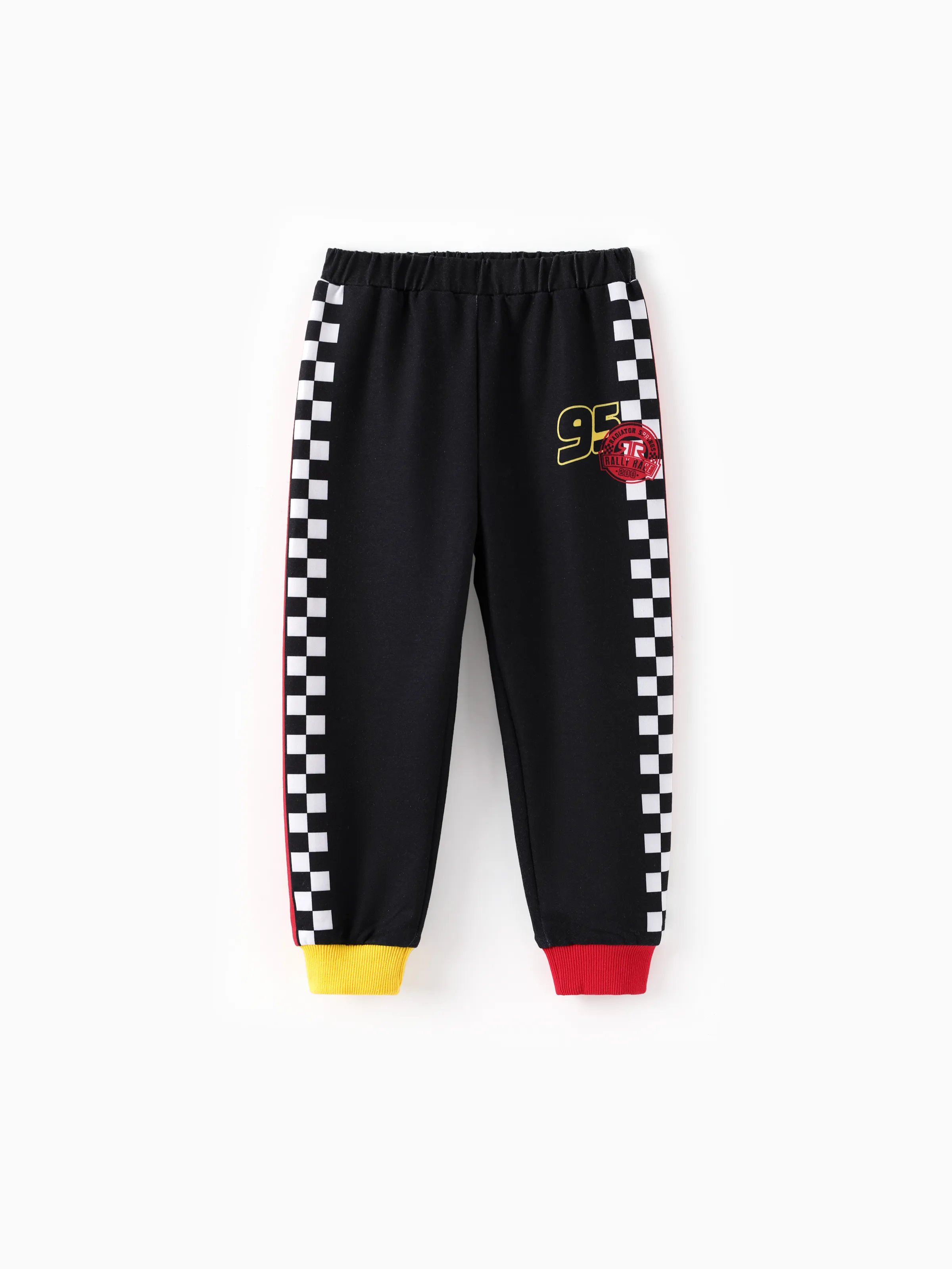 Cars Toddler Boy 2pcs Lightning McQueen Colorblock Hoodie and Sweatpants Set Multi-color - Image 10