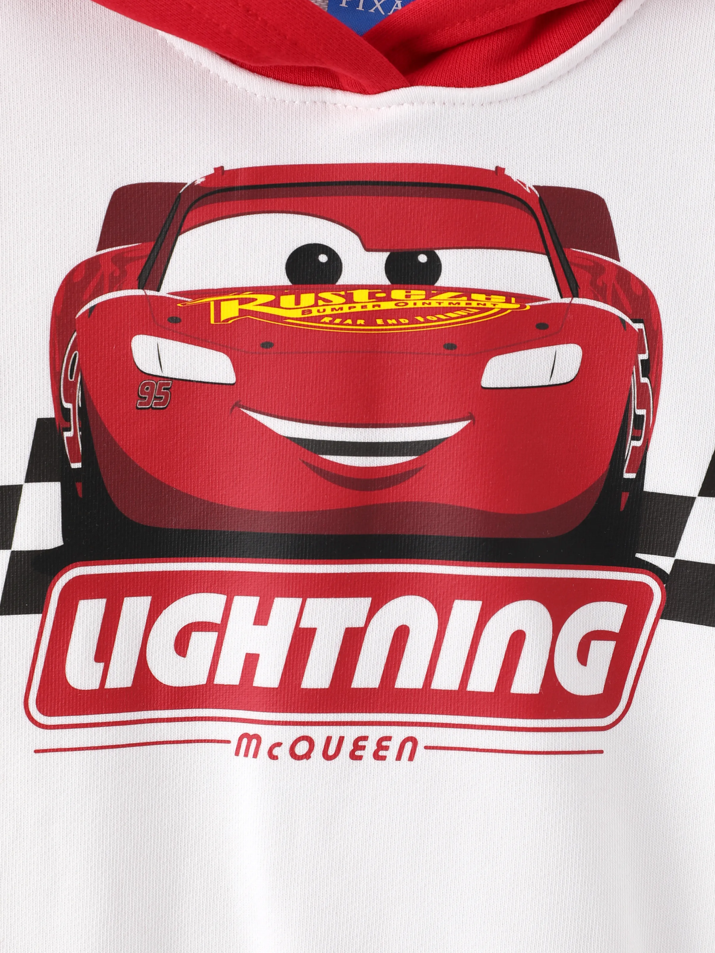 Cars Toddler Boy 2pcs Lightning McQueen Colorblock Hoodie and Sweatpants Set Multi-color - Image 2