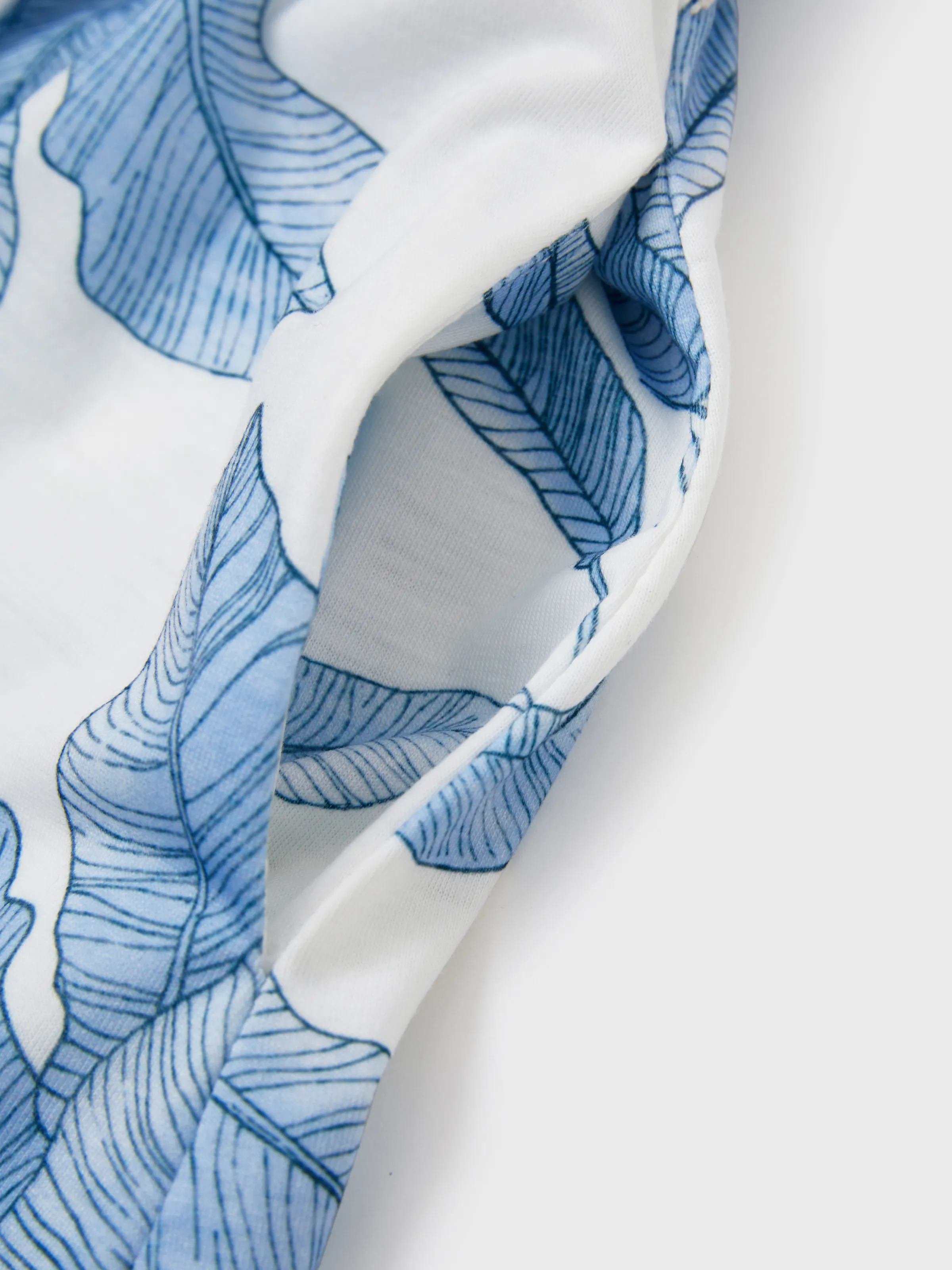 Casual Broken Flower Family Matching Suits Unisex Light Blue - Image 11