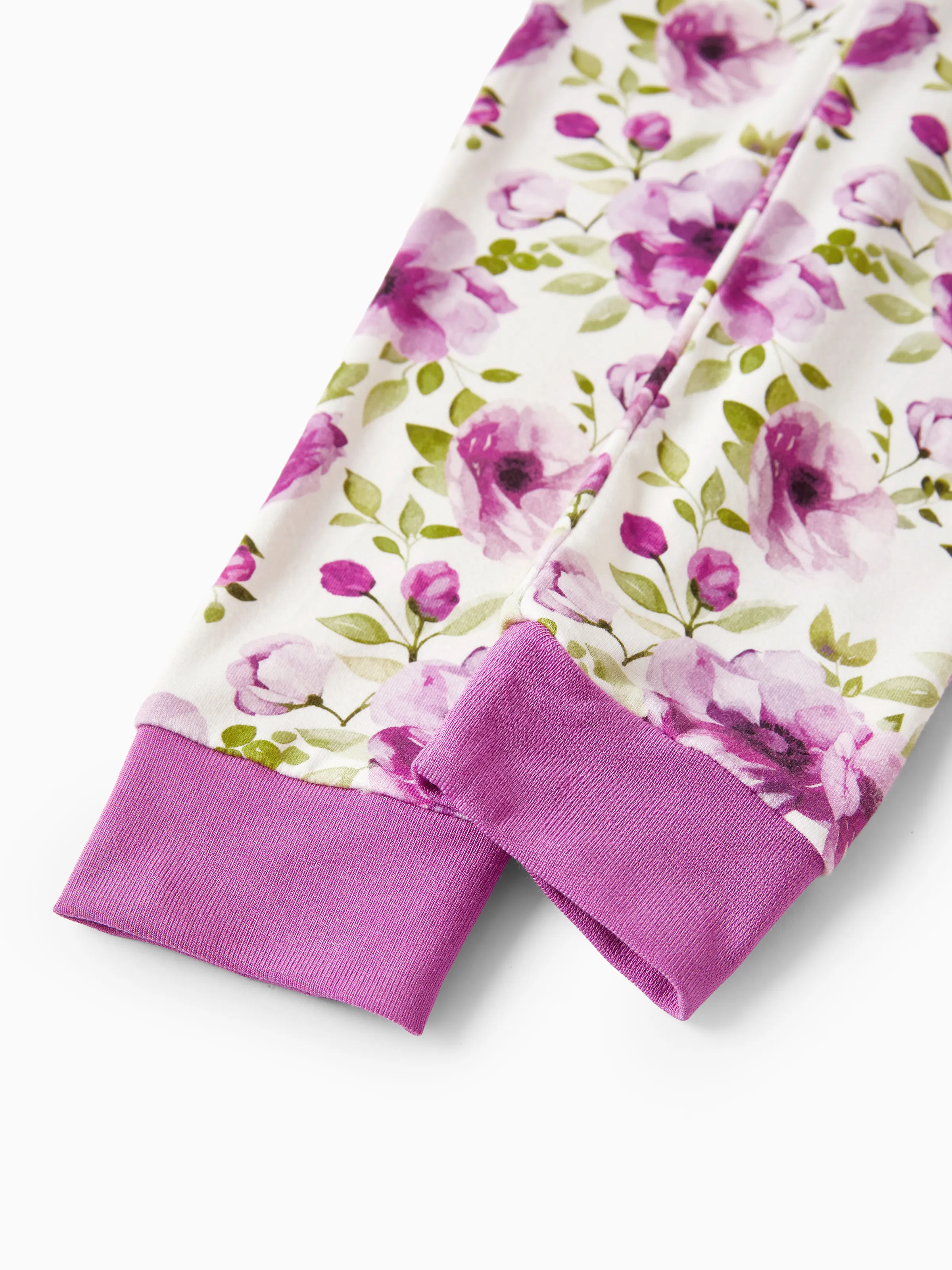 Christmas / Halloween Pajama 2-piece Bamboo Pajamas Set With Childlike Print for Baby / Toddler( Snug-Fitting) Light Purple - Image 10