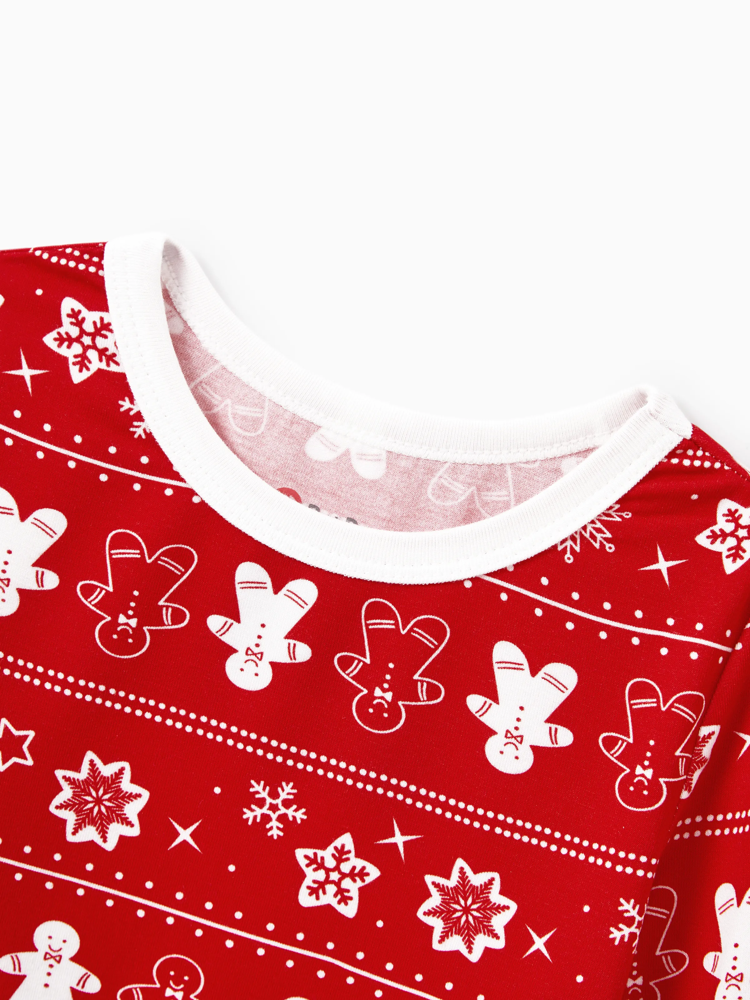 Christmas / Halloween Pajama 2-piece Bamboo Pajamas Set With Childlike Print for Baby / Toddler( Snug-Fitting) Red - Image 2