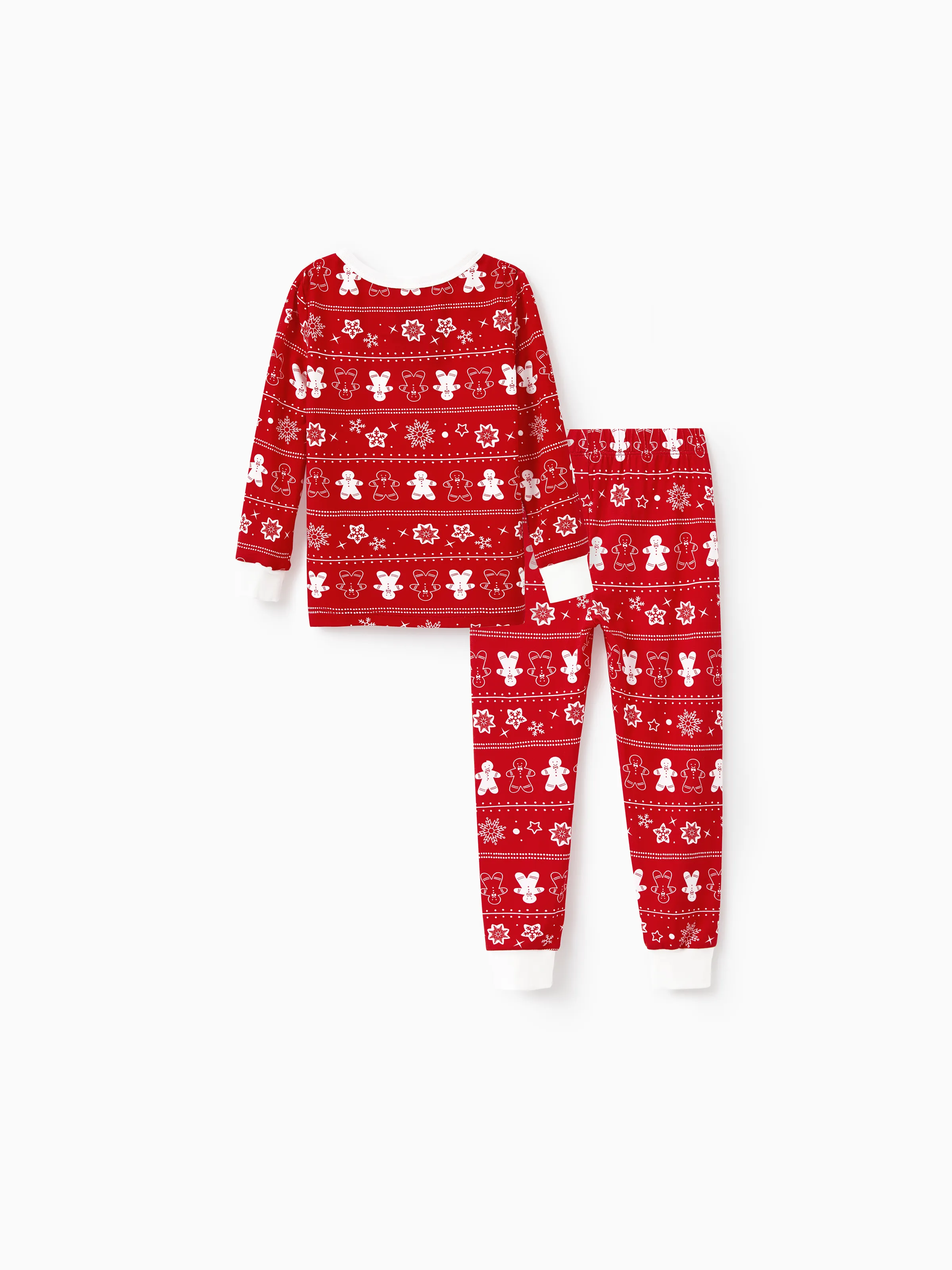 Christmas / Halloween Pajama 2-piece Bamboo Pajamas Set With Childlike Print for Baby / Toddler( Snug-Fitting) Red - Image 8