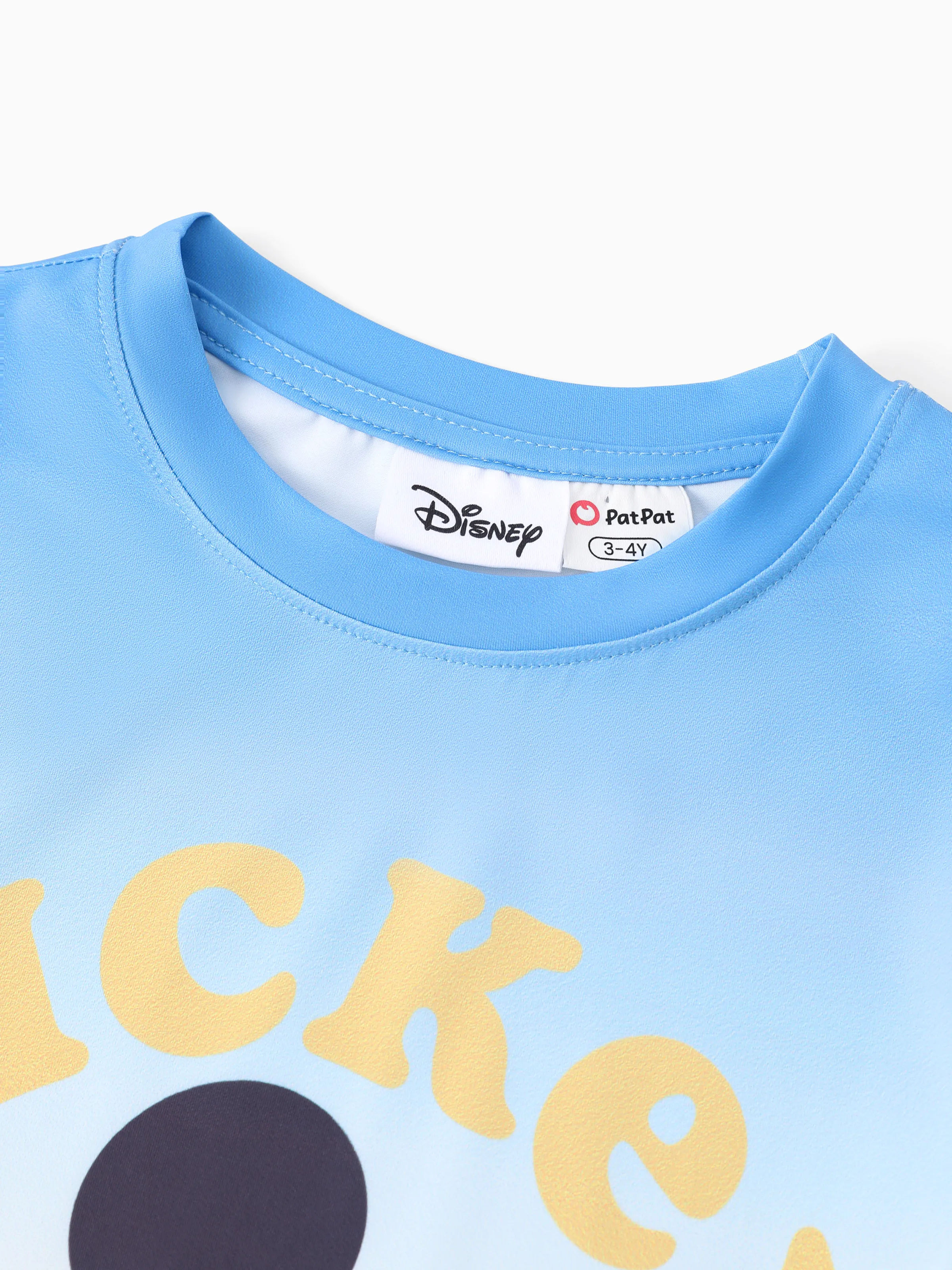 Disney Mickey and Friends Daddy and Me Family matching Mickey Mouse Allover Print Denim Dresse/Jumpsuit/T-shirt Blue - Image 13
