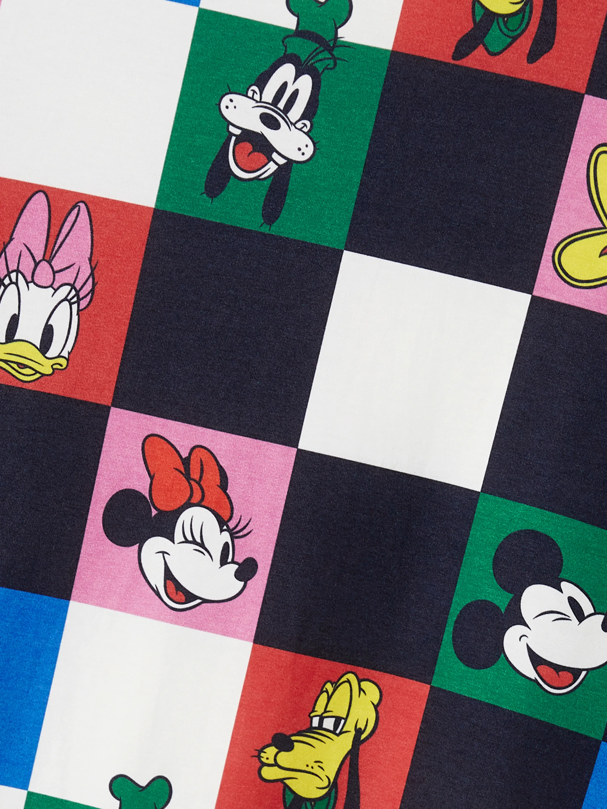 Disney Mickey and Friends Daddy and Me Family Matching Naia™ Colorful Checkered Pattern Top/Sleeveless Dress/Onesie Multi-color - Image 7
