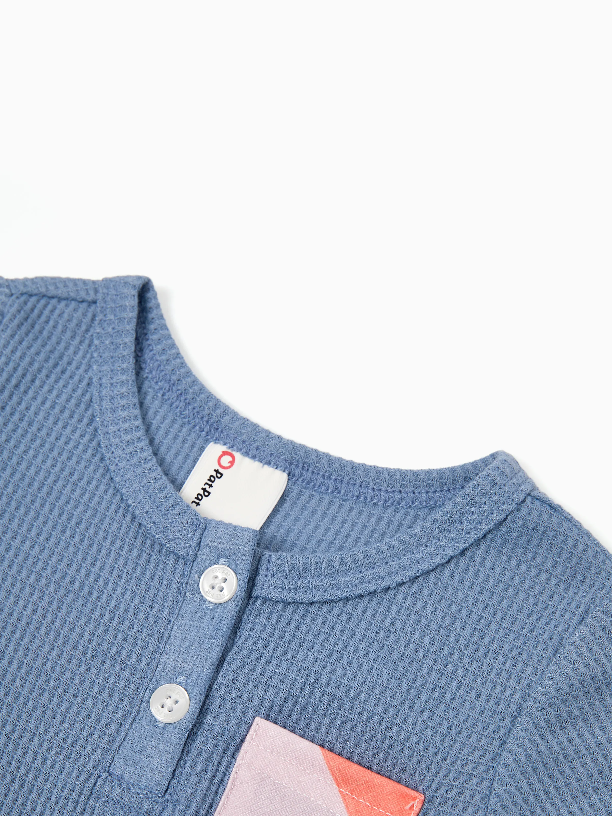 Daddy and Me Family Matching Blue Short-sleeve Tee or Colorful Stripe Camisole Dress Multi-color - Image 16