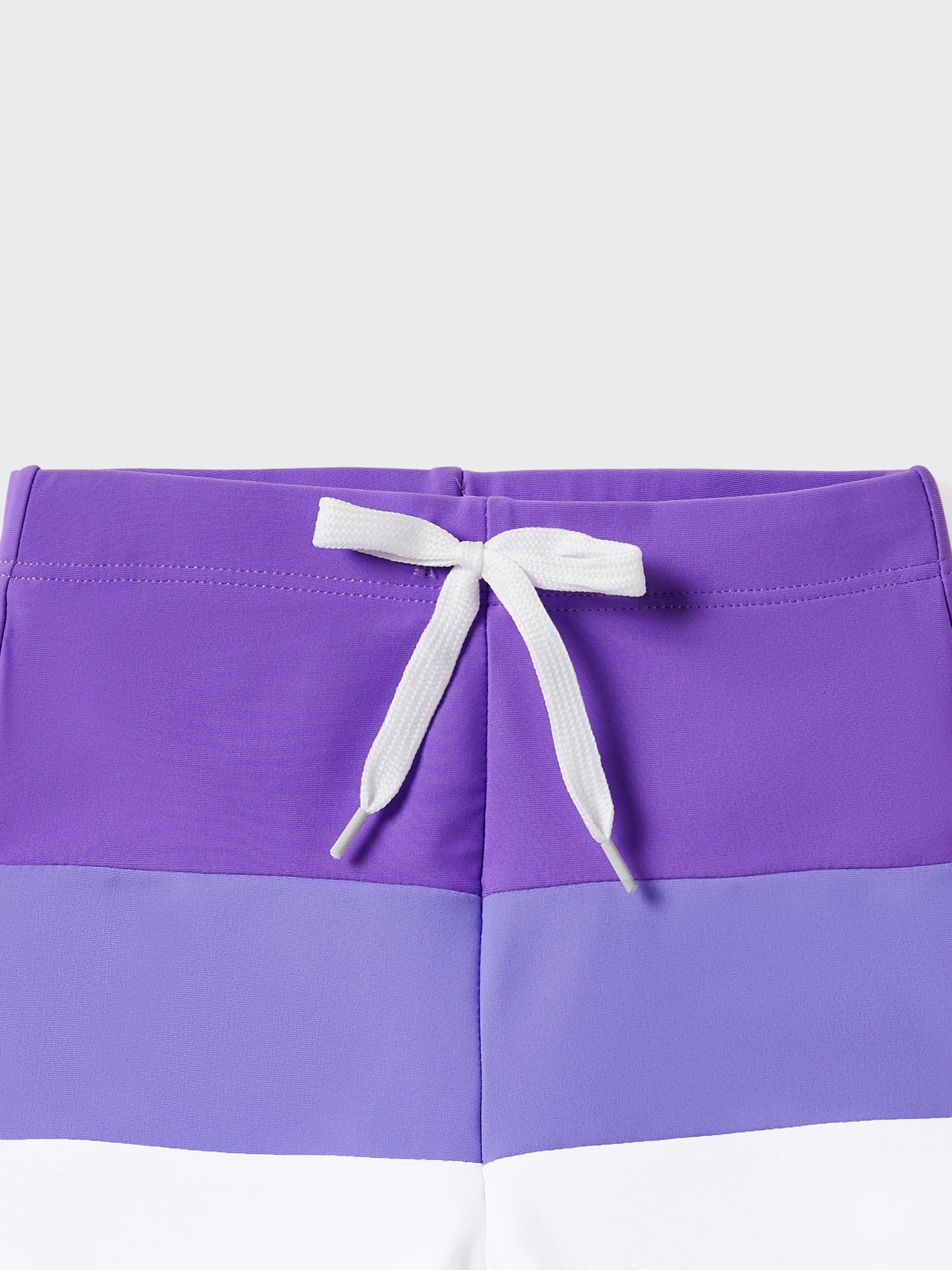 Daddy & Son Color-block Swim Trunks (Quick-Dry) ColorBlock - Image 11