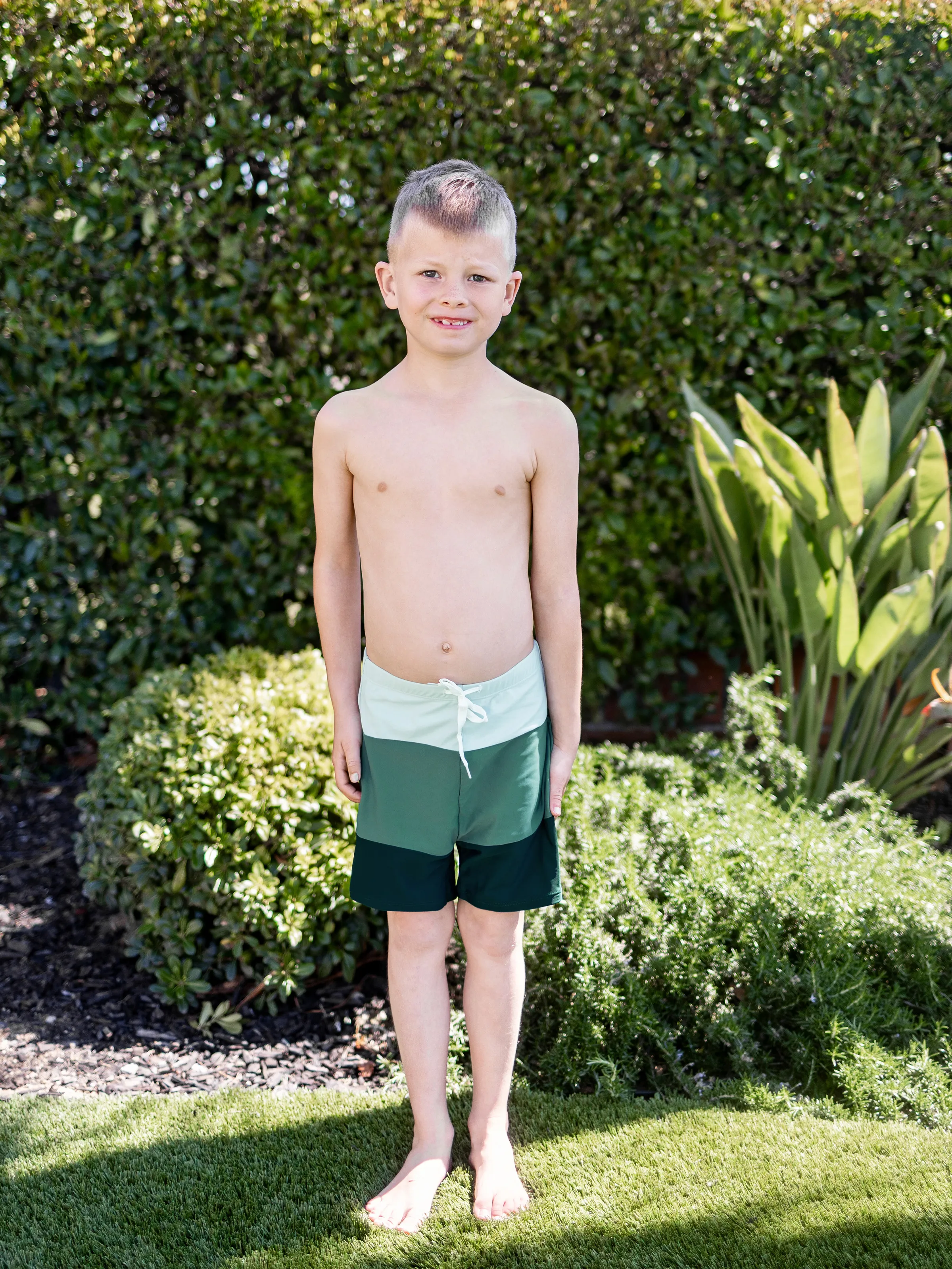 Daddy & Son Colorblock Swim Trunks MultiColour - Image 10