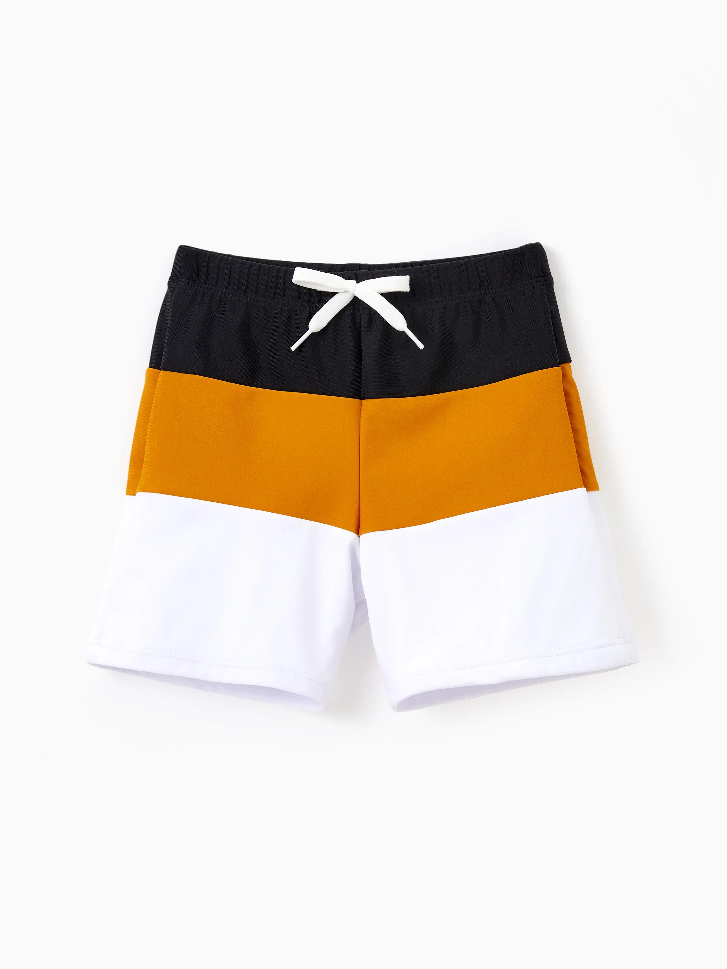 Daddy & Son Colorblock Swim Trunks Shorts Multi-color - Image 7