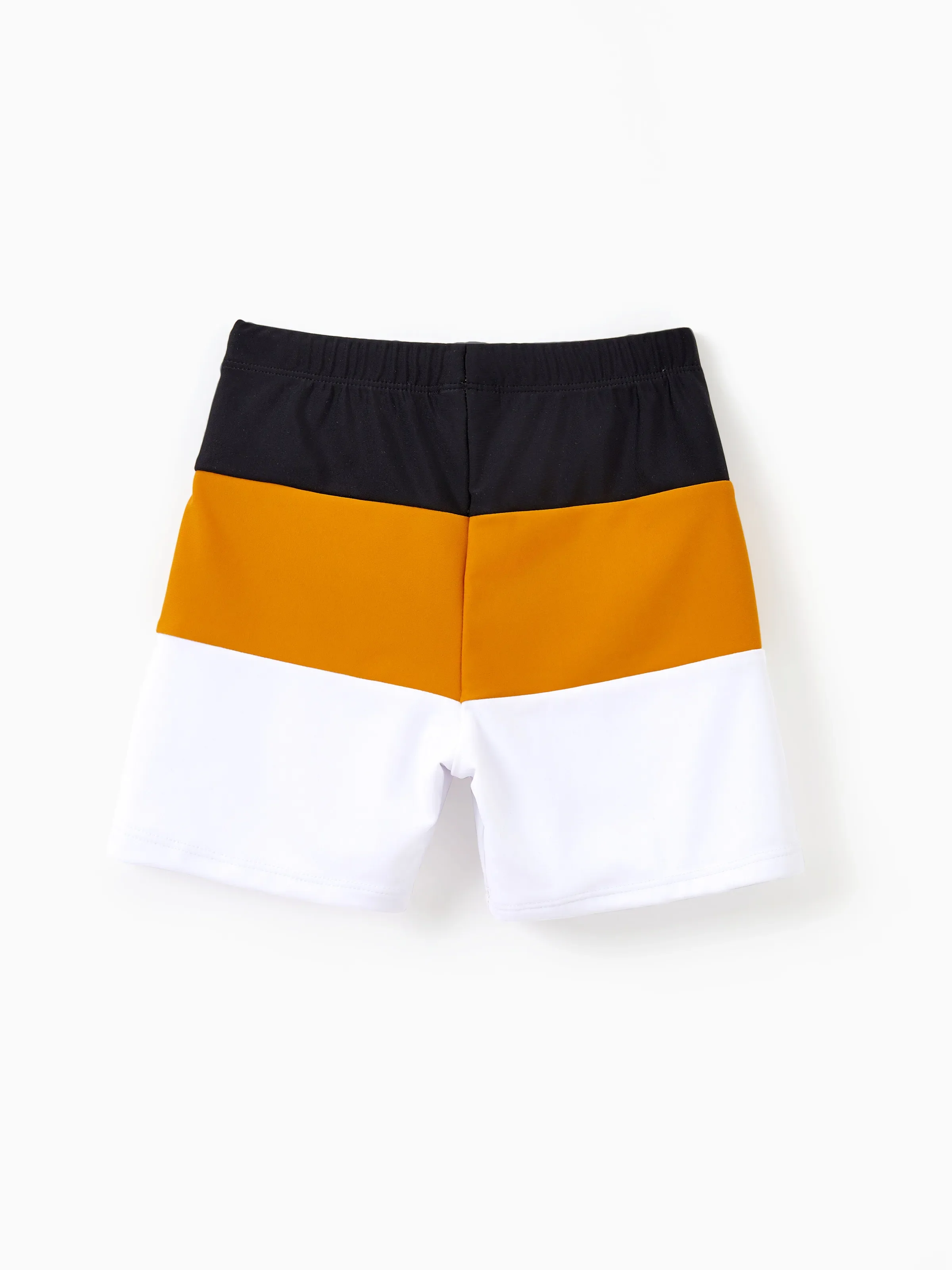 Daddy & Son Colorblock Swim Trunks Shorts Multi-color - Image 8