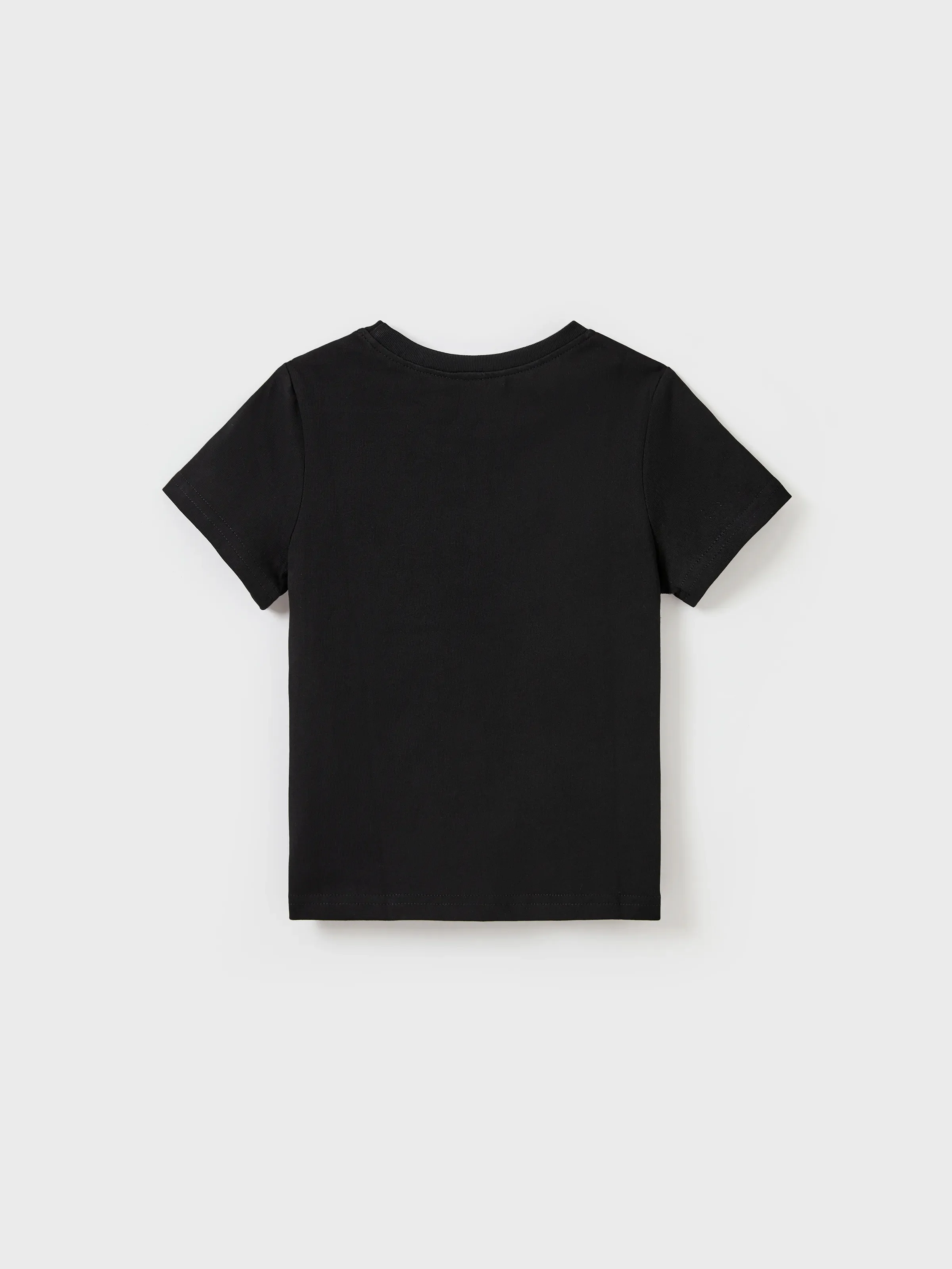 Daddy & Son Cotton Set Black and White Stripe T-shirt Black+White - Image 9