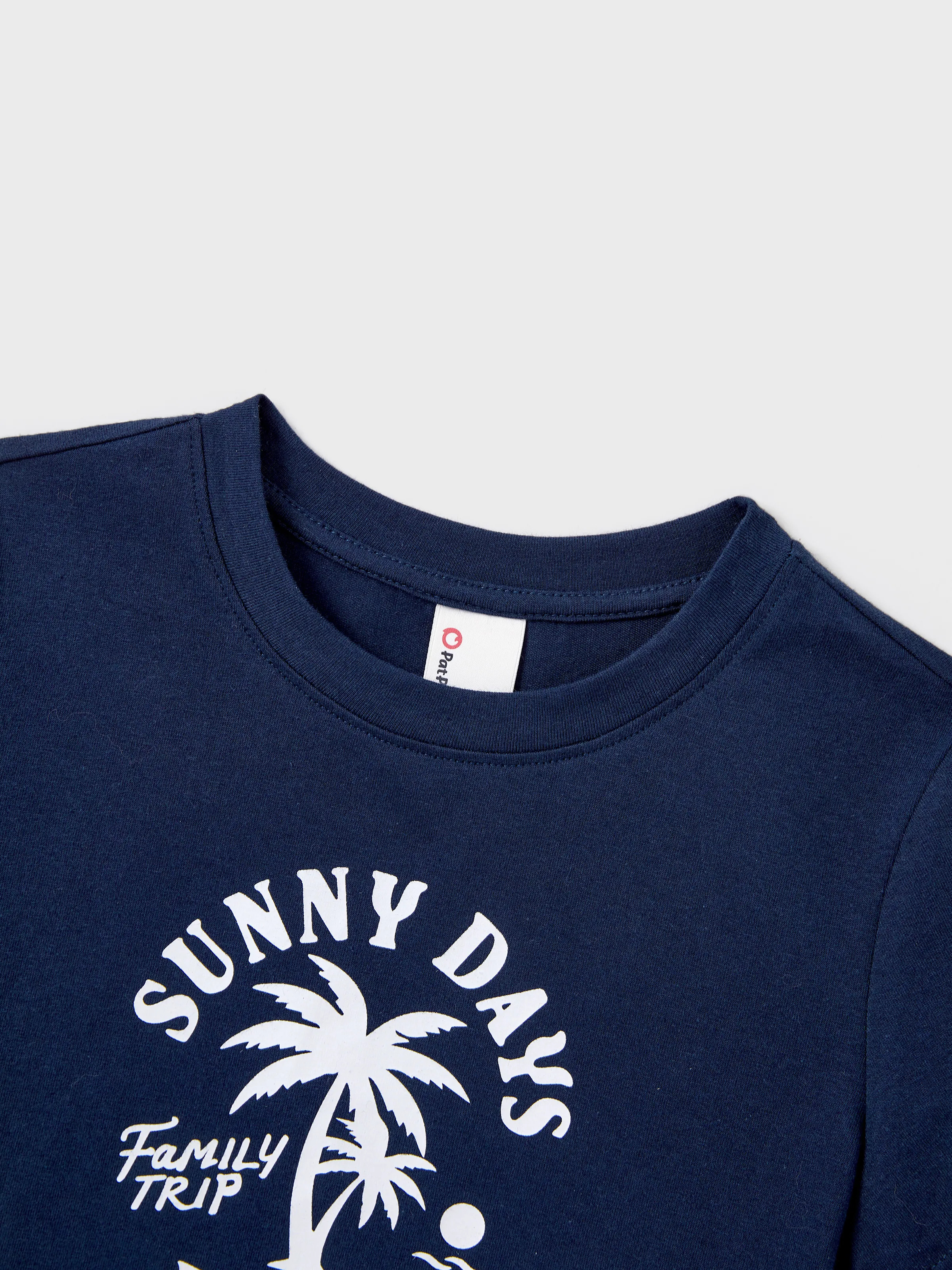 Daddy & Son Cotton T-Shirt & Dress Set – Sunny Days Palm Print for Dad, Mom, Baby & Toddler, Perfect for Summer Vacations & Family Outings Tibetan blue - Image 10