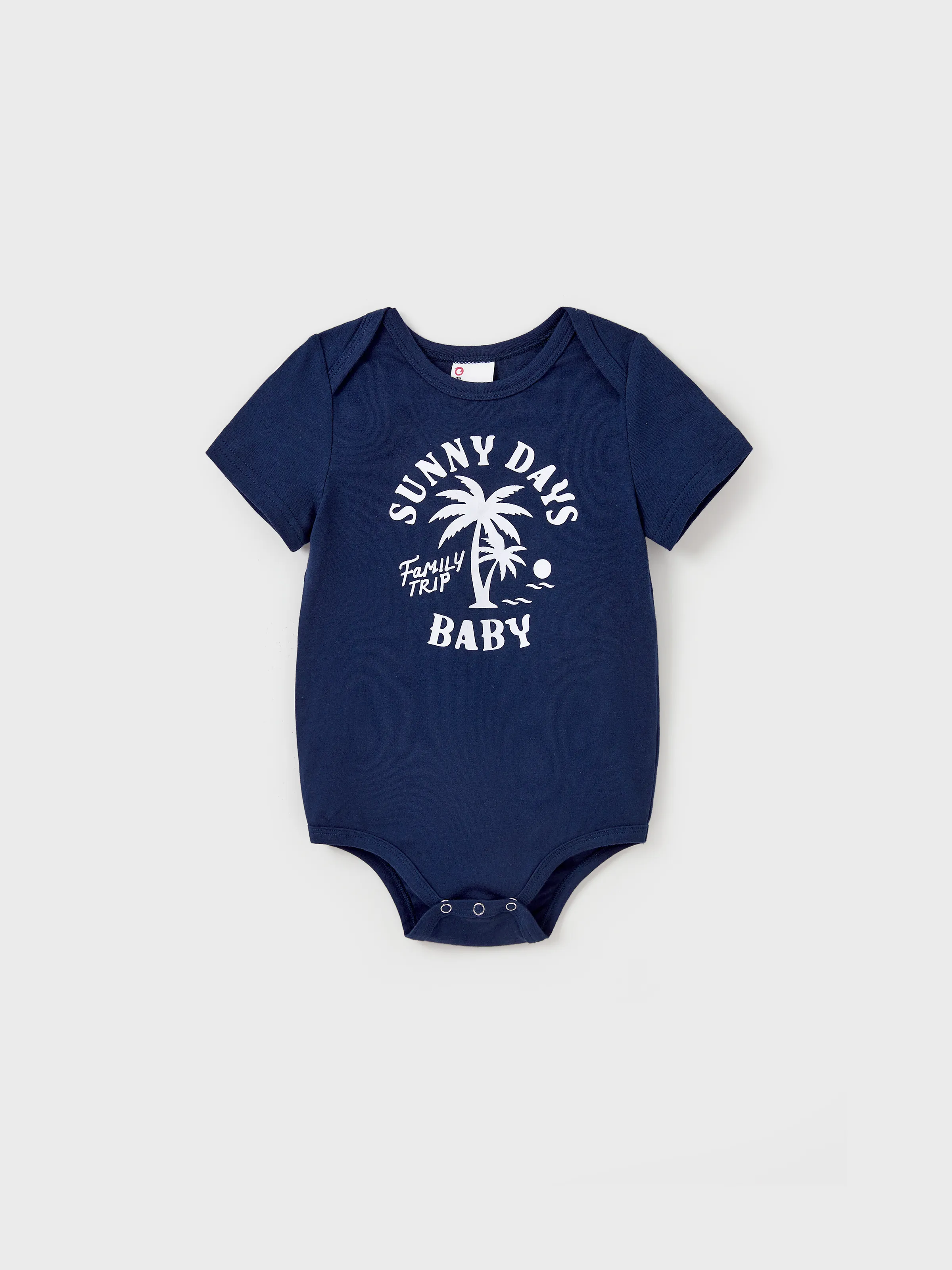 Daddy & Son Cotton T-Shirt & Dress Set – Sunny Days Palm Print for Dad, Mom, Baby & Toddler, Perfect for Summer Vacations & Family Outings Tibetan blue - Image 13