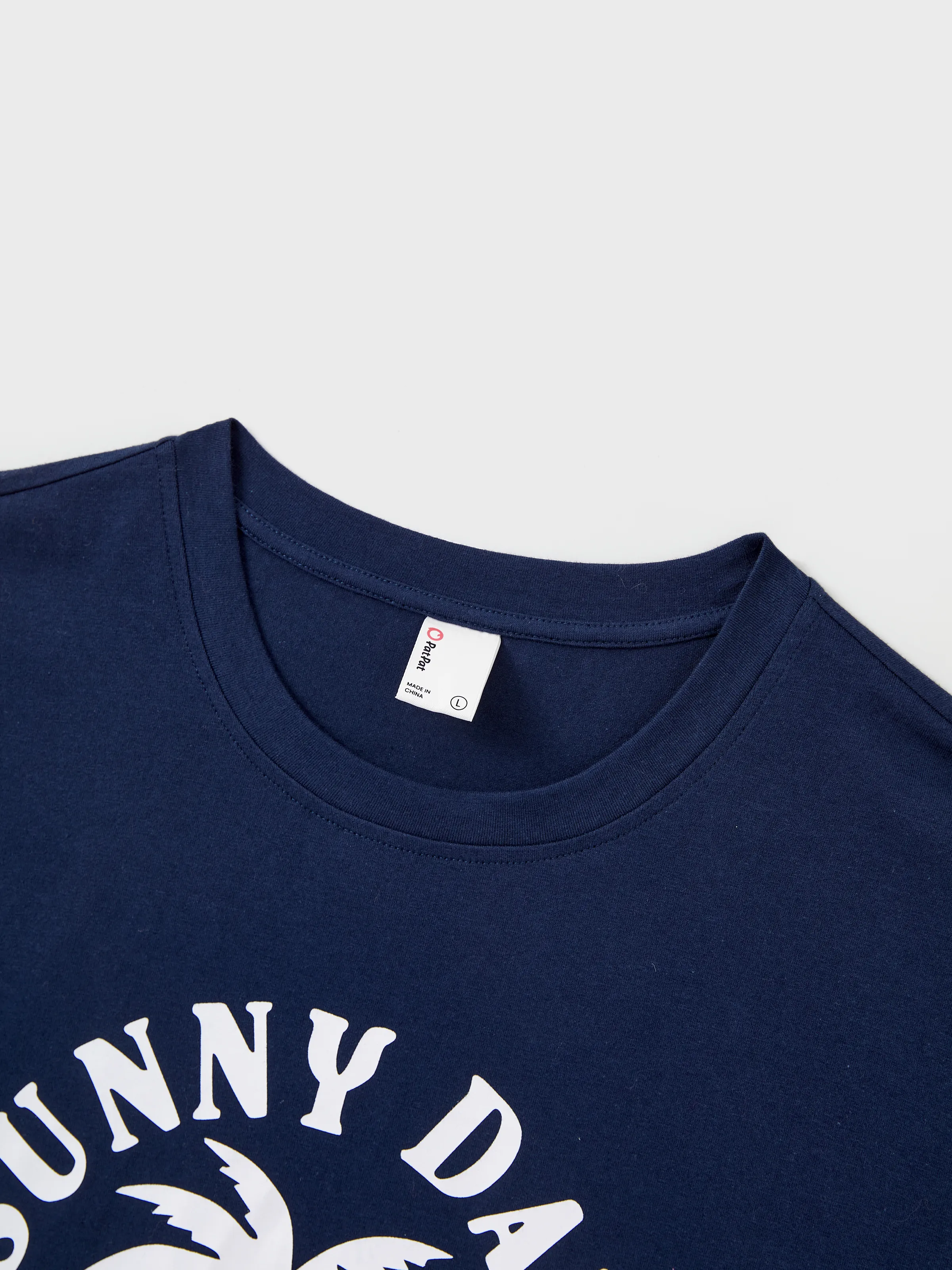 Daddy & Son Cotton T-Shirt & Dress Set – Sunny Days Palm Print for Dad, Mom, Baby & Toddler, Perfect for Summer Vacations & Family Outings Tibetan blue - Image 5