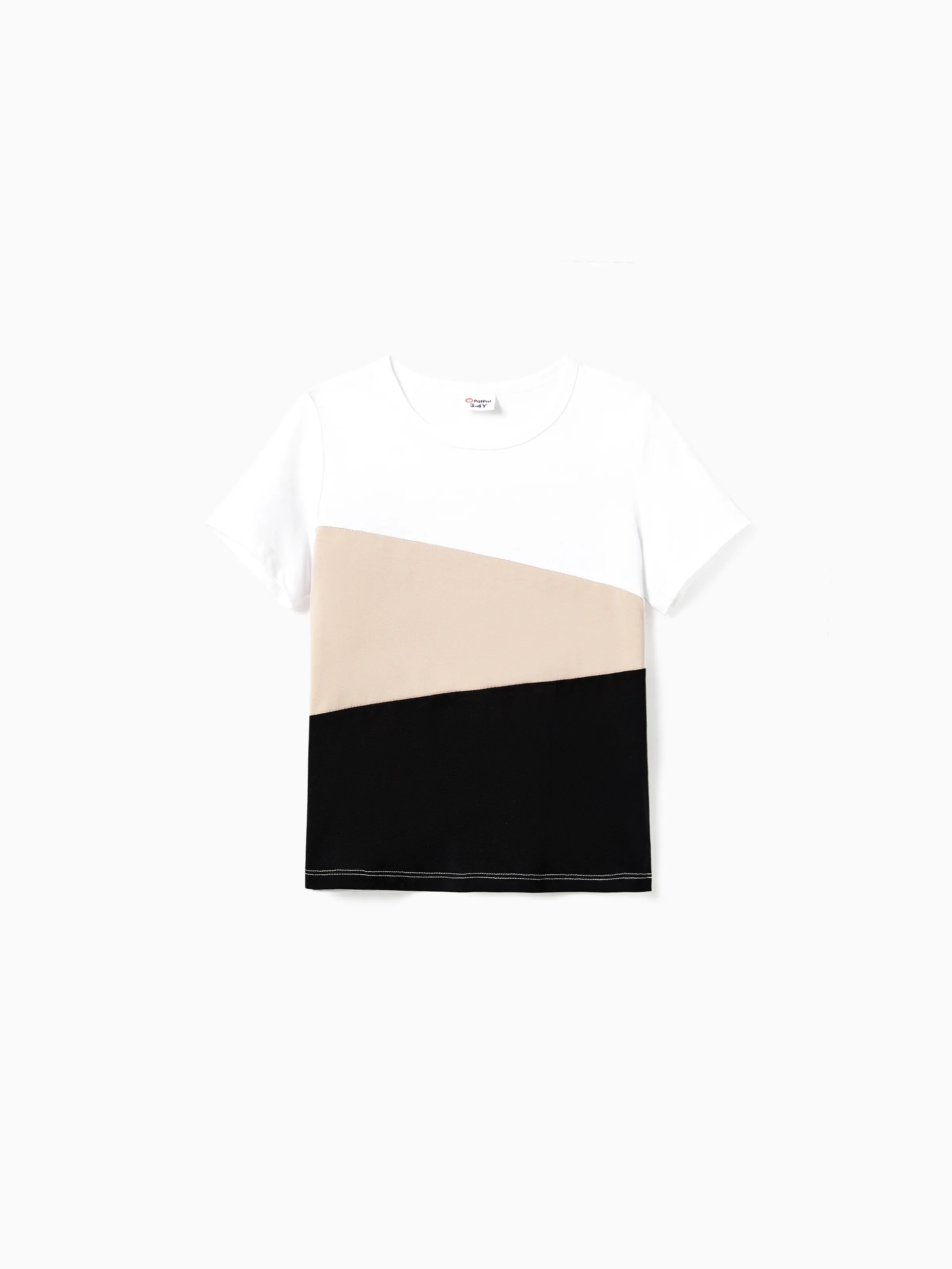 Daddy & Son Cross Back Colorblock Top Sets Black - Image 8