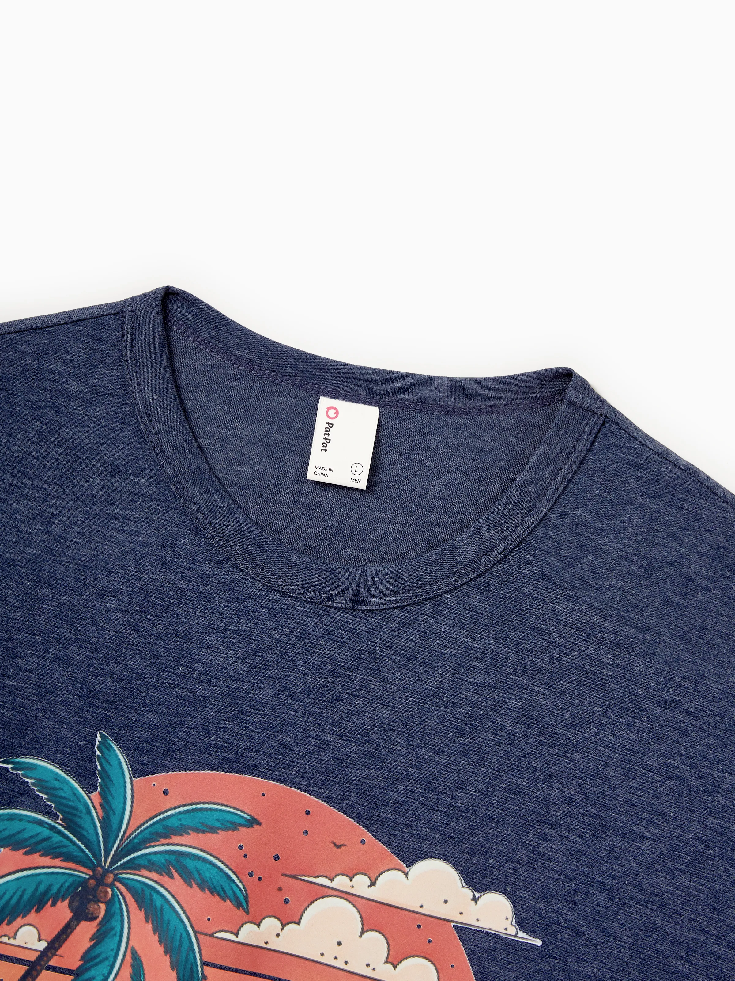 Daddy & Son "Family Vacation" Graphic Cotton Tees Tropical Surf Print T-Shirt Multi-color - Image 5
