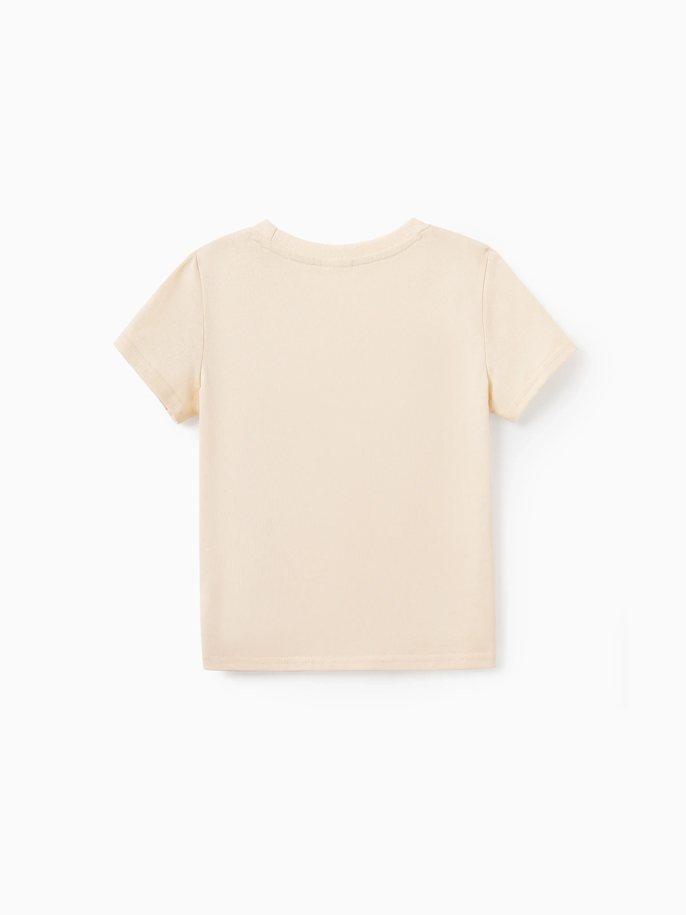 Daddy & Son Outfits Set Colorblock Sleeveless Strappy Dress or Short-sleeve T-shirt Multi-color - Image 14