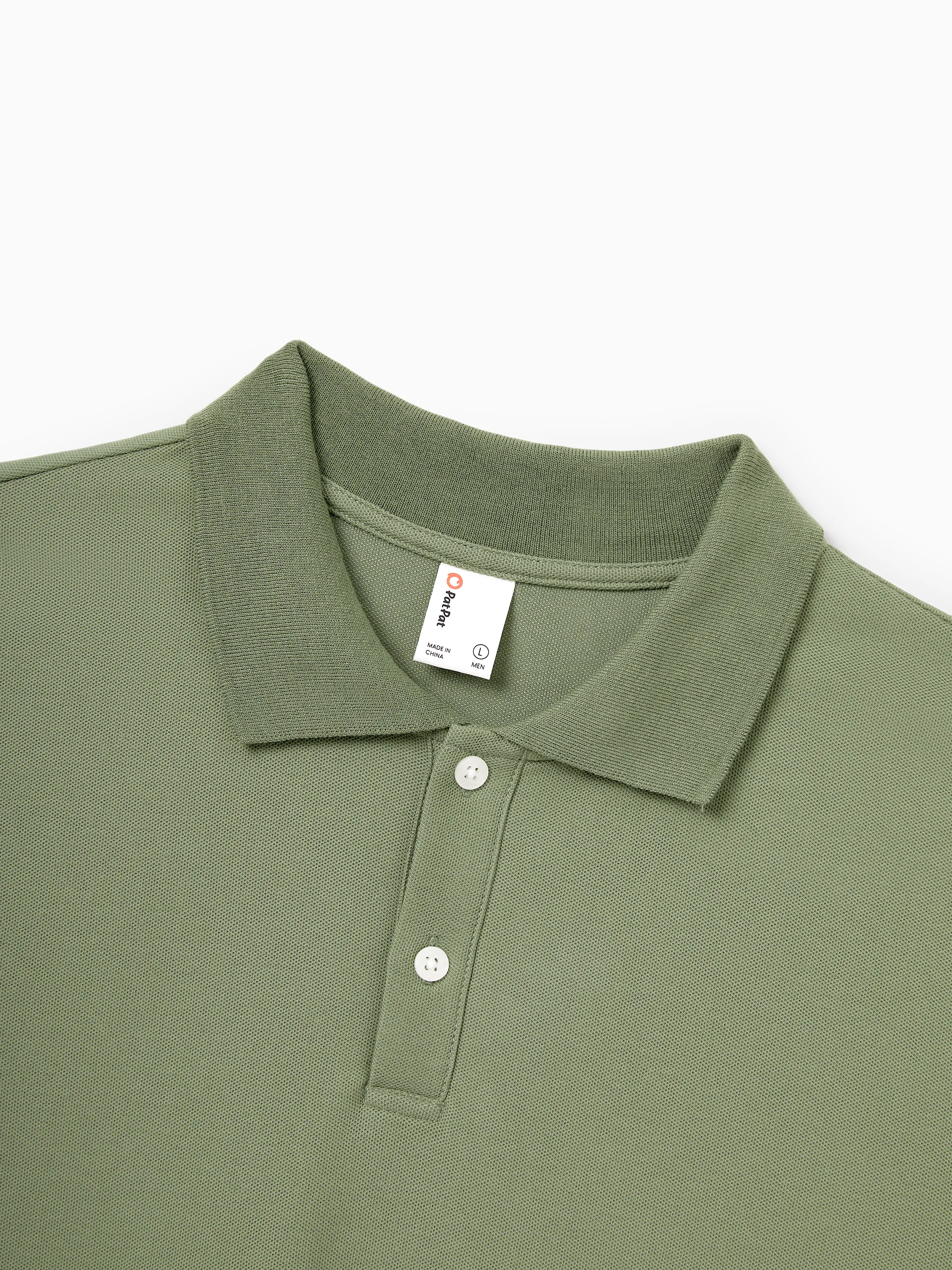 Daddy & Son Polo Collar Short-sleeve Shirt or V-neck Strappy Mesh Dress Green - Image 8