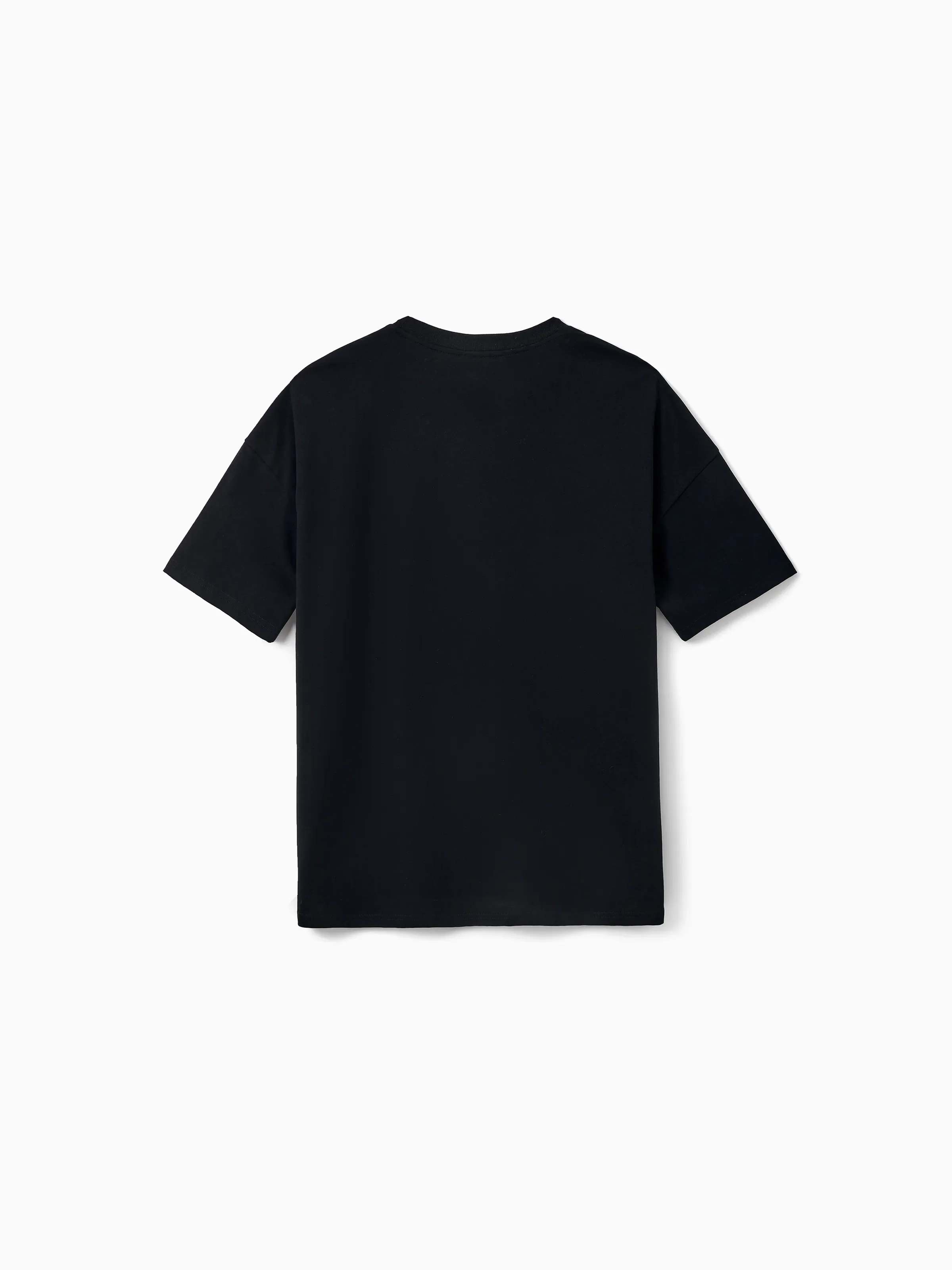 Daddy & Son Set Floral Sleeveless Strappy Dress or Colorblock Short-sleeve T-shirt Black - Image 7