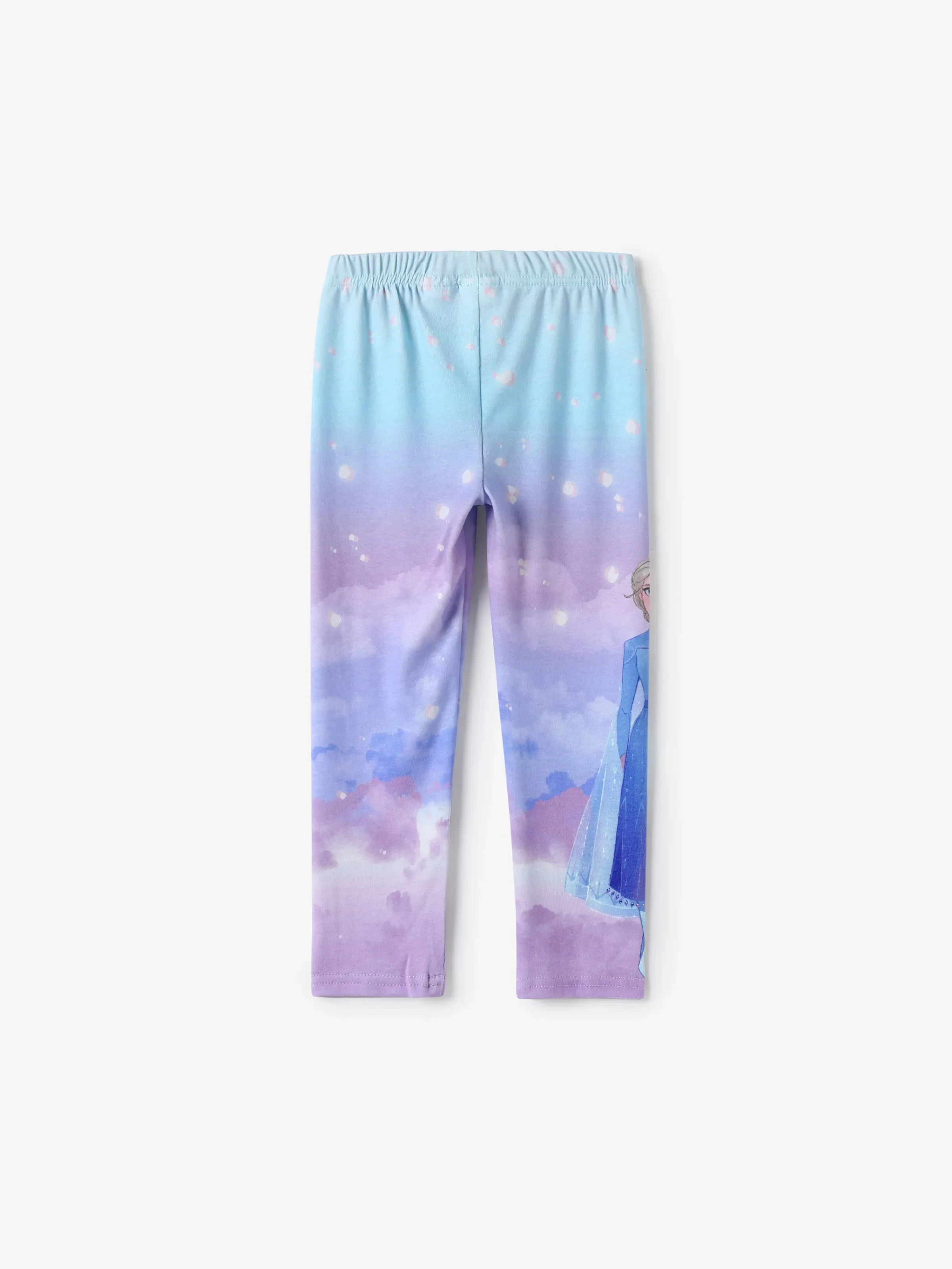 Disney Frozen Elsa Toddler Girl Elsa Print Naia™ Tie-Dye leggings DeepBlue - Image 3