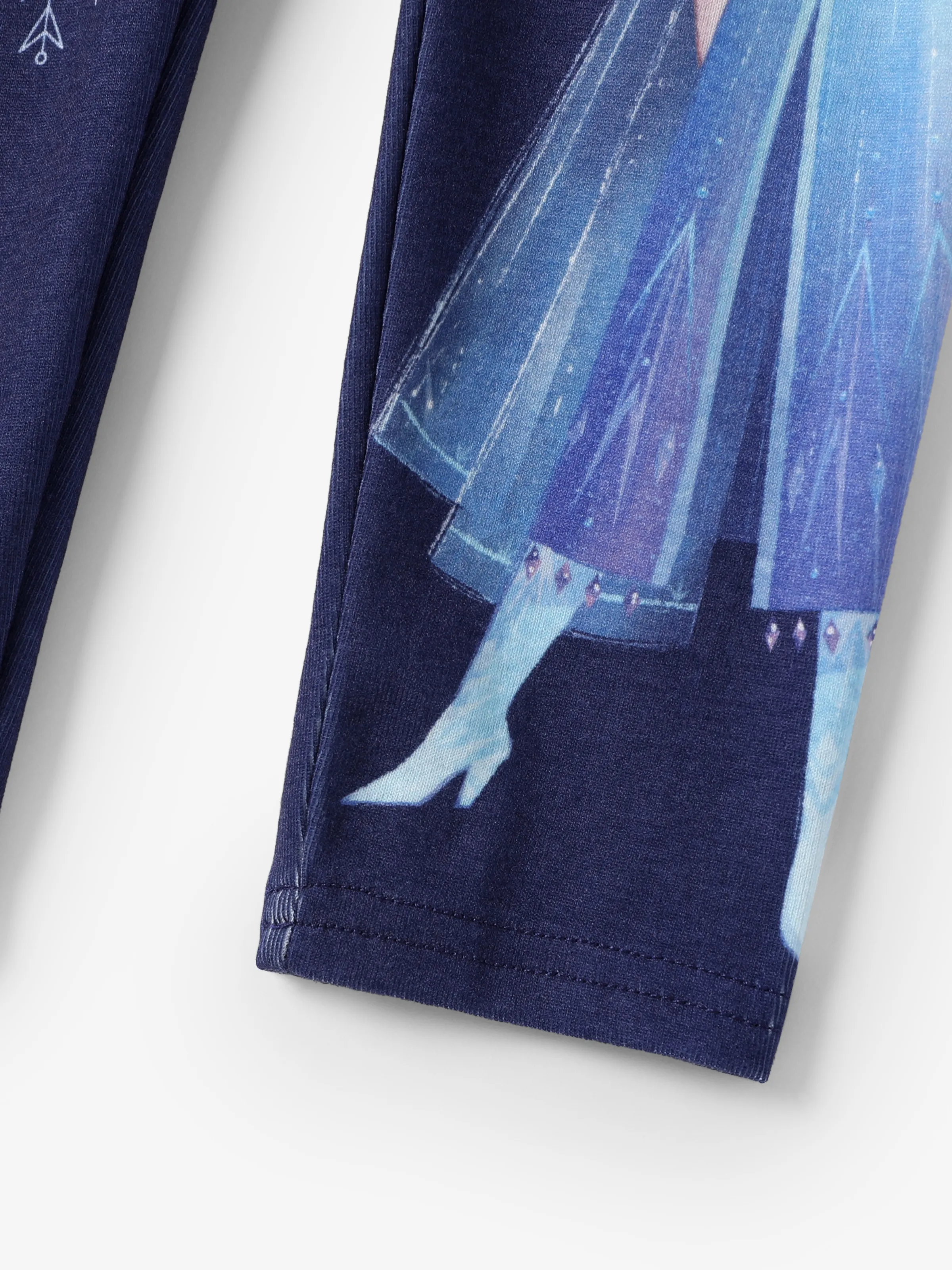 Disney Frozen Elsa Toddler Girl Elsa Print Naia™ Tie-Dye leggings DeepBlue - Image 6