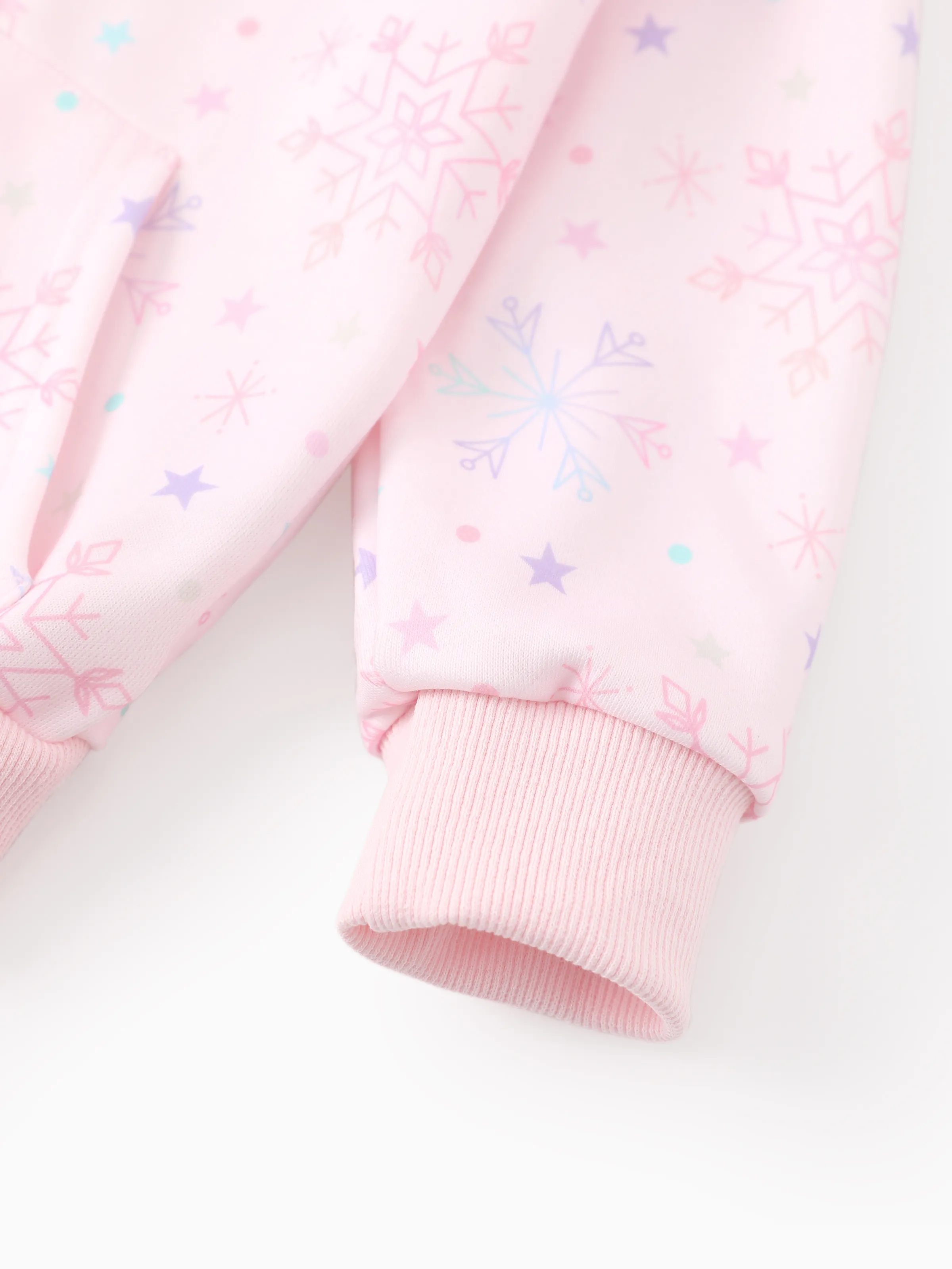 Disney Frozen Toddler Girl Elsa Front Zipper Closure and Kangaroo Pocket Hooded Jacket Pink - Image 7