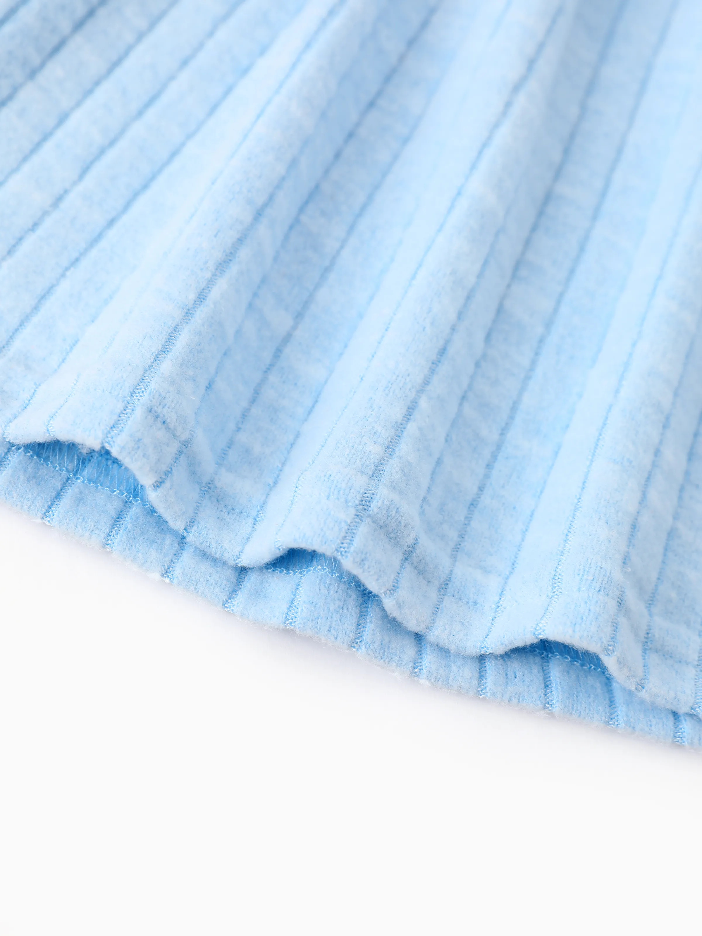 Disney Frozen Toddler Girl Elsa Ribbed Knitted Fabric Longsleeves Dress Blue - Image 5