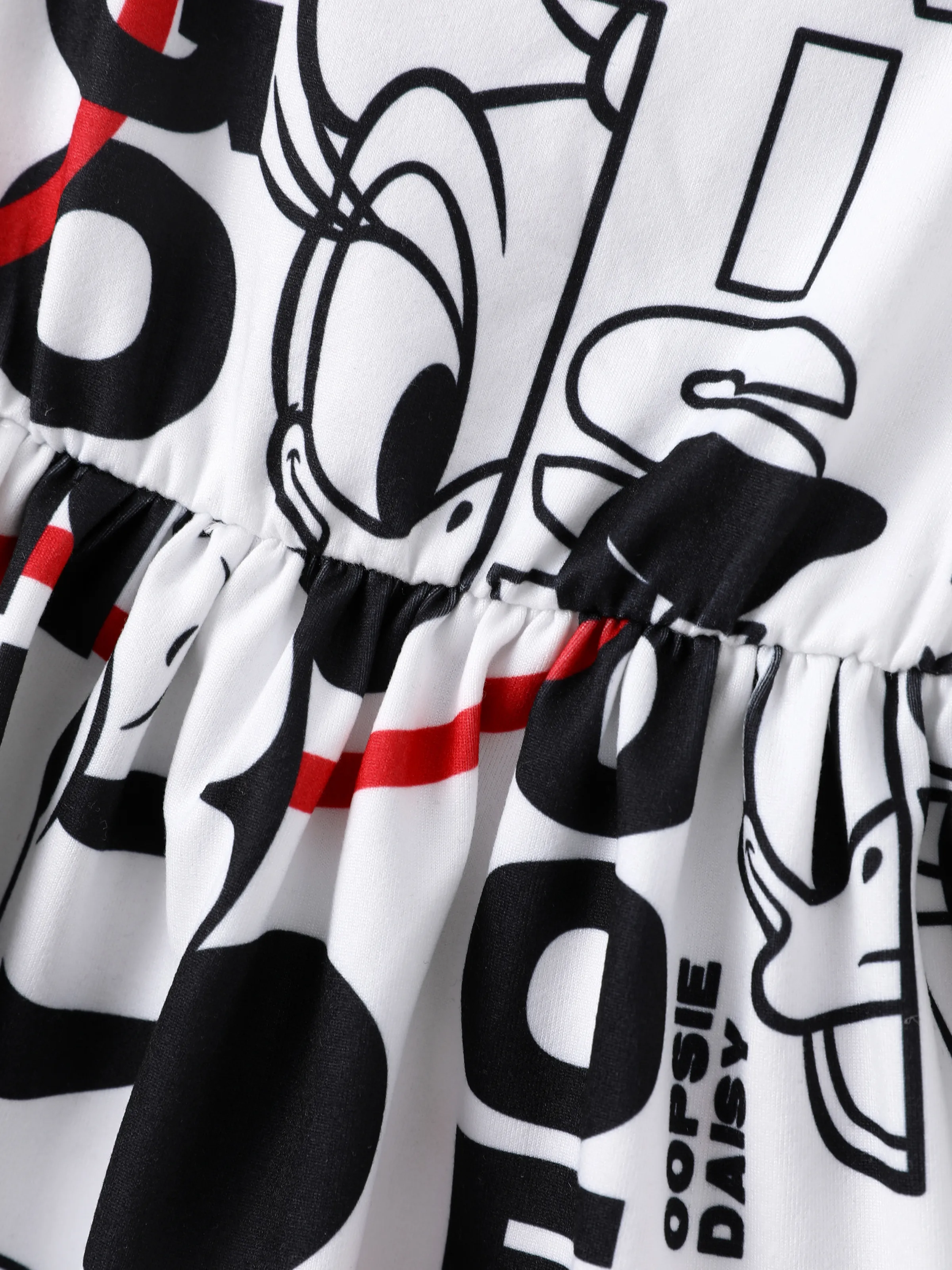 Disney Mickey and Friends Daddy & Daughter Graffiti Casual Dress/T-shirt/jumpsuit Black - Image 14